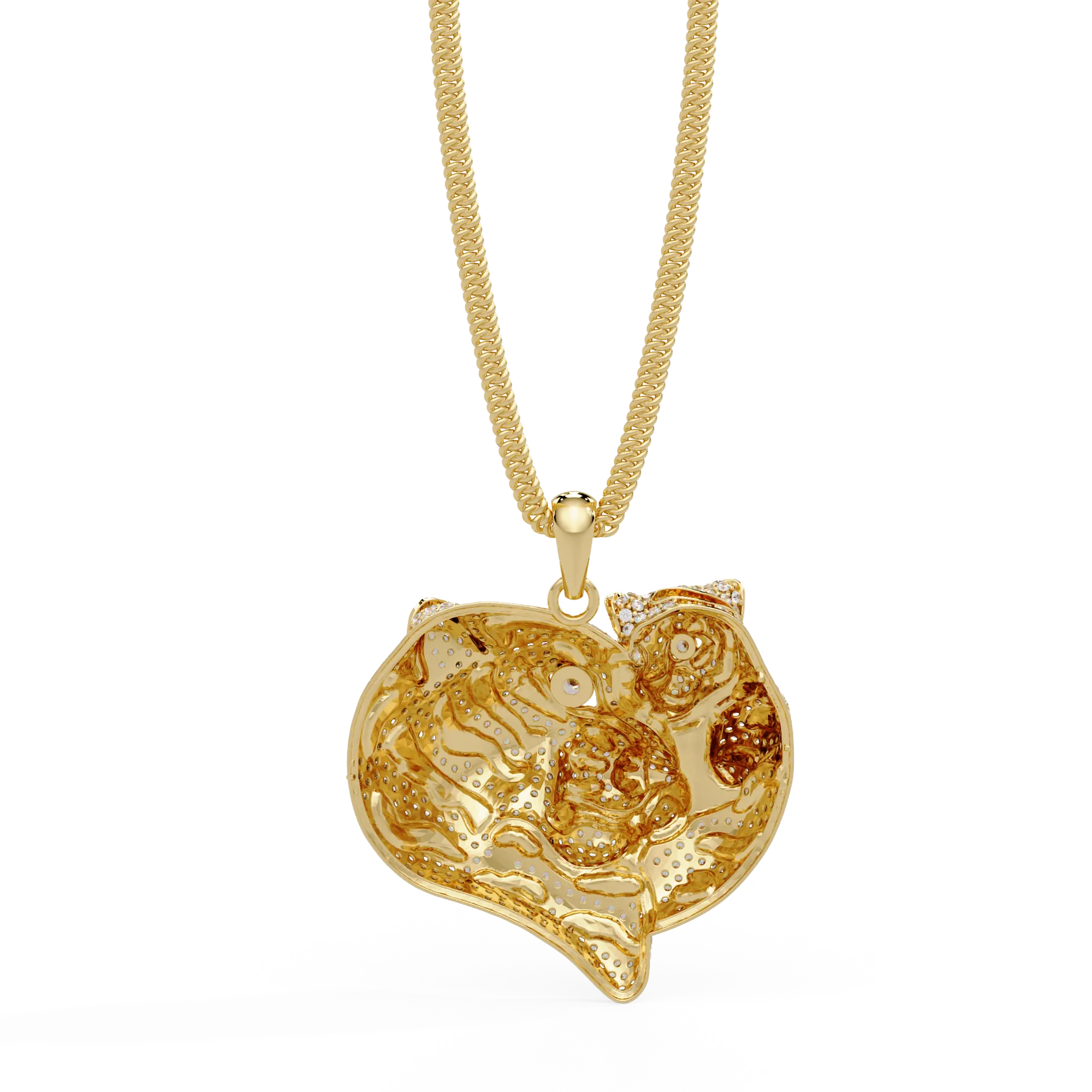 IGI Certified - 3.27 Ct. Lab Grown Diamond (VS/E-F) Wild at Heart Pendant