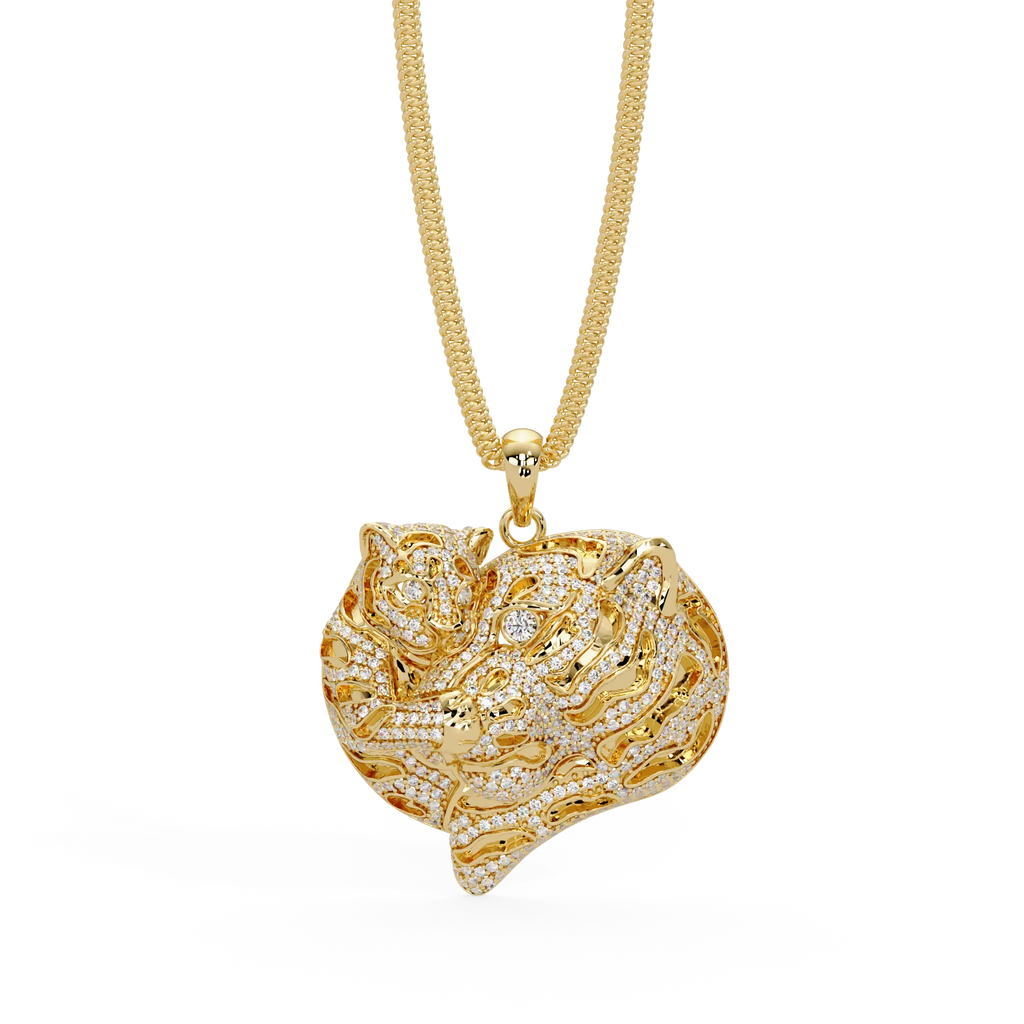 IGI Certified - 3.27 Ct. Lab Grown Diamond (VS/E-F) Wild at Heart Pendant