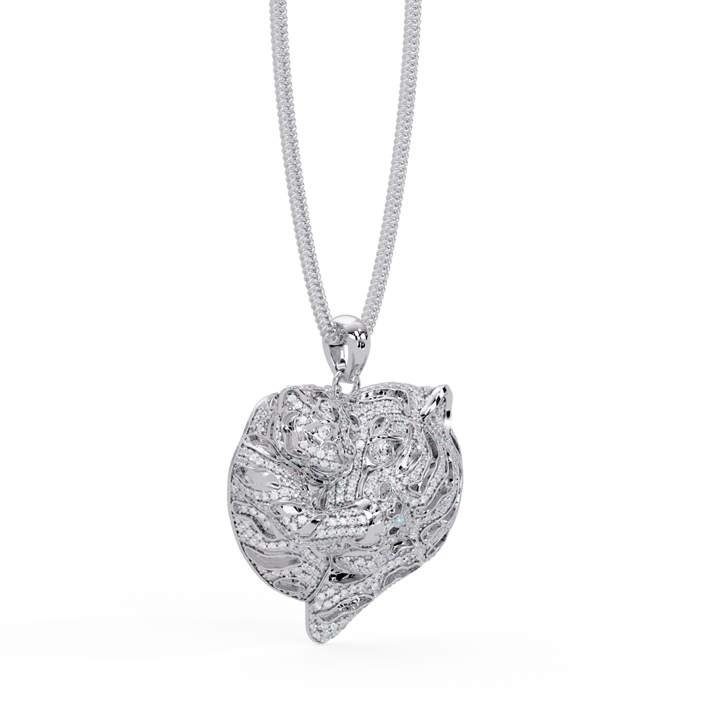 IGI Certified - 3.27 Ct. Lab Grown Diamond (VS/E-F) Wild at Heart Pendant