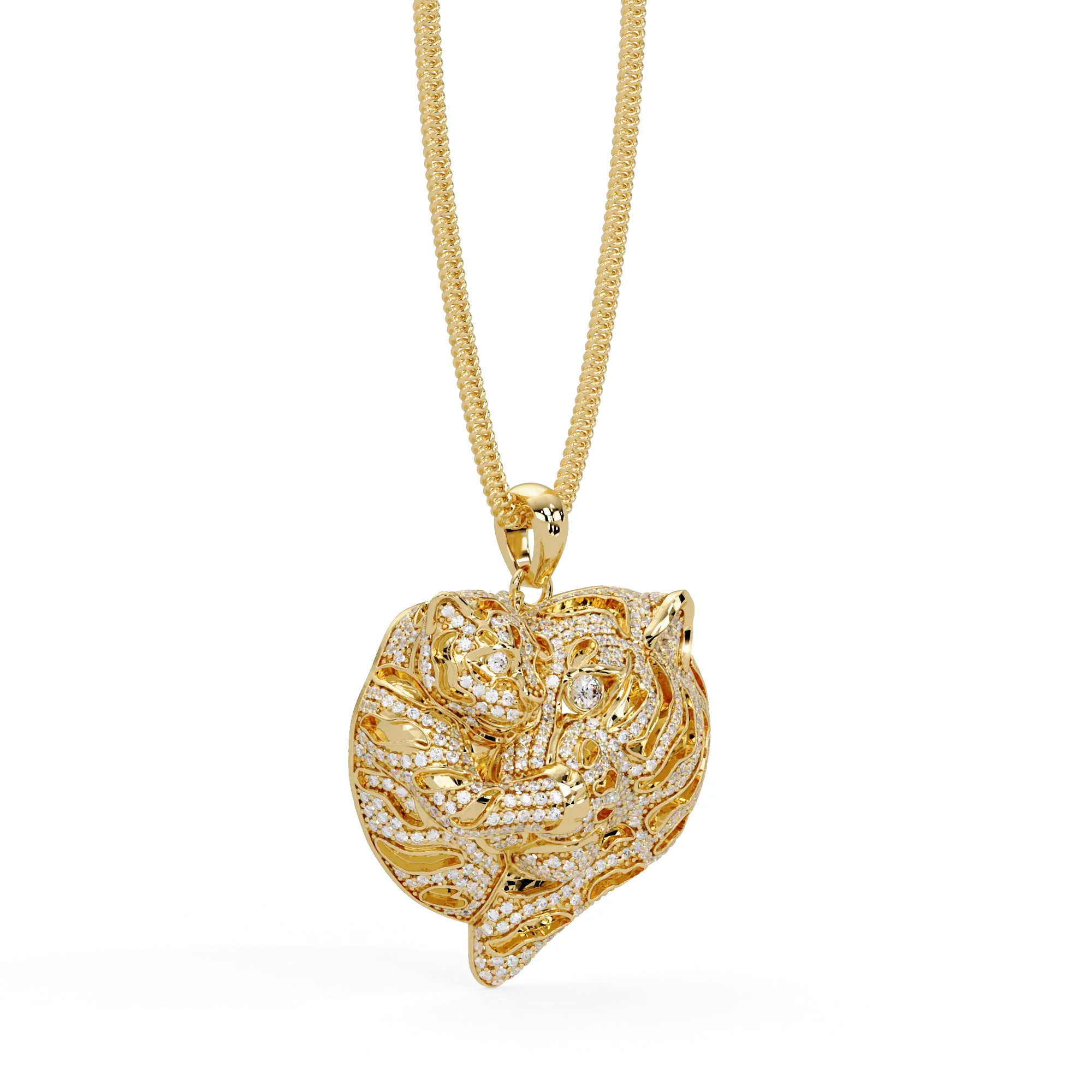 IGI Certified - 3.27 Ct. Lab Grown Diamond (VS/E-F) Wild at Heart Pendant