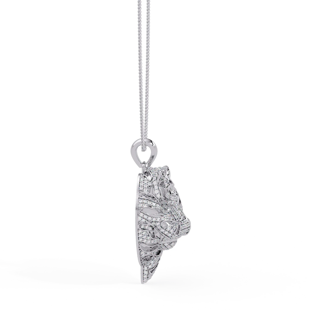 IGI Certified - 3.27 Ct. Lab Grown Diamond (VS/E-F) Wild at Heart Pendant