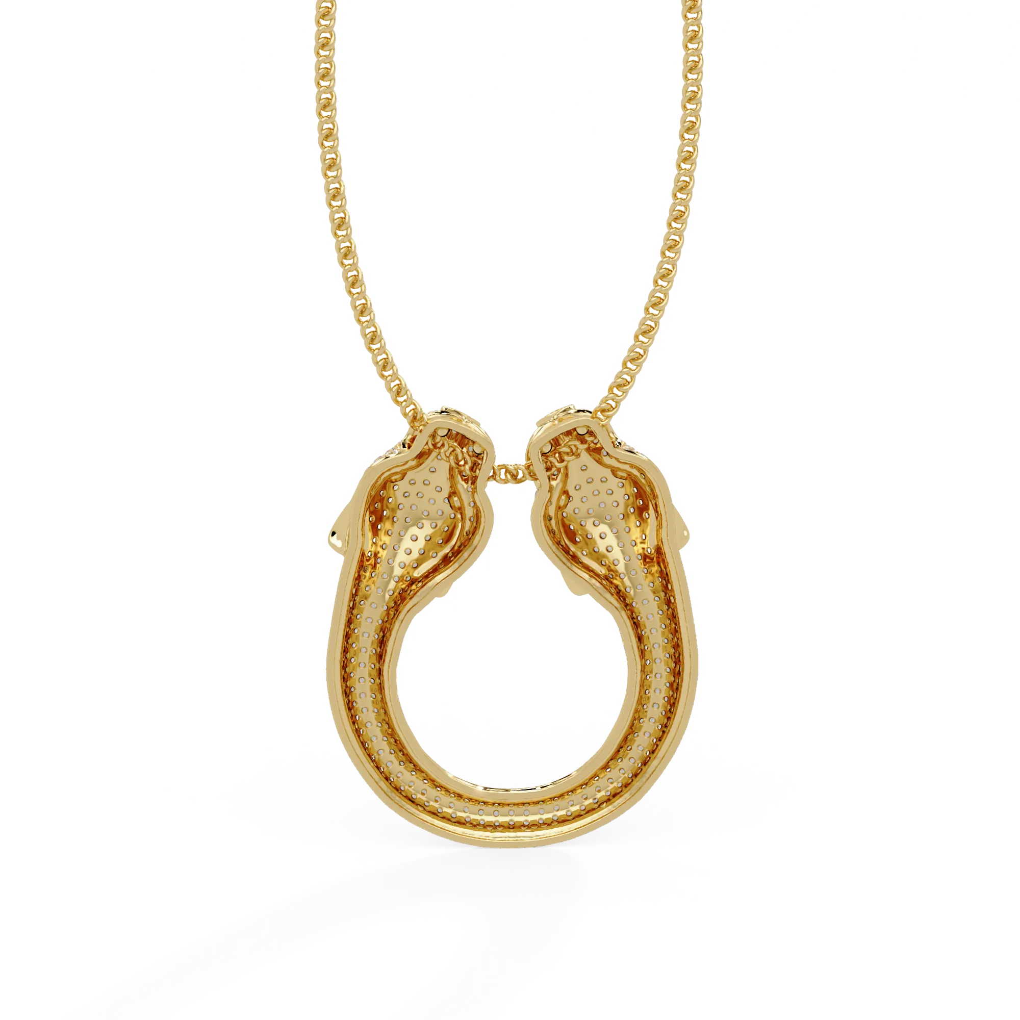 IGI Certified - .911 Ct. Lab Grown Diamond (VS/E-F) The Midnight Panther Pendant