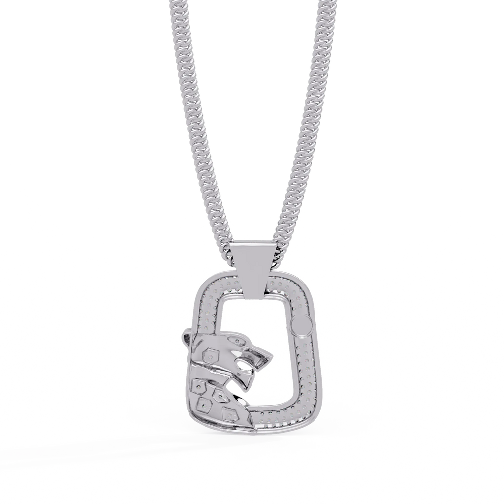 IGI Certified - 0.35 Ct. Lab Grown Diamond (VS/E-F) The "Screw-Top" Panther Frame Pendant