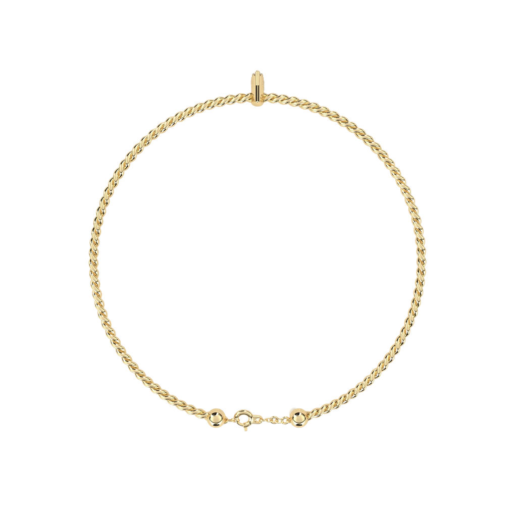 IGI Certified - 1/2 Ct. Lab Grown Diamond (VS/E-F) Twisted Rope Diamond Bangle Bracelet
