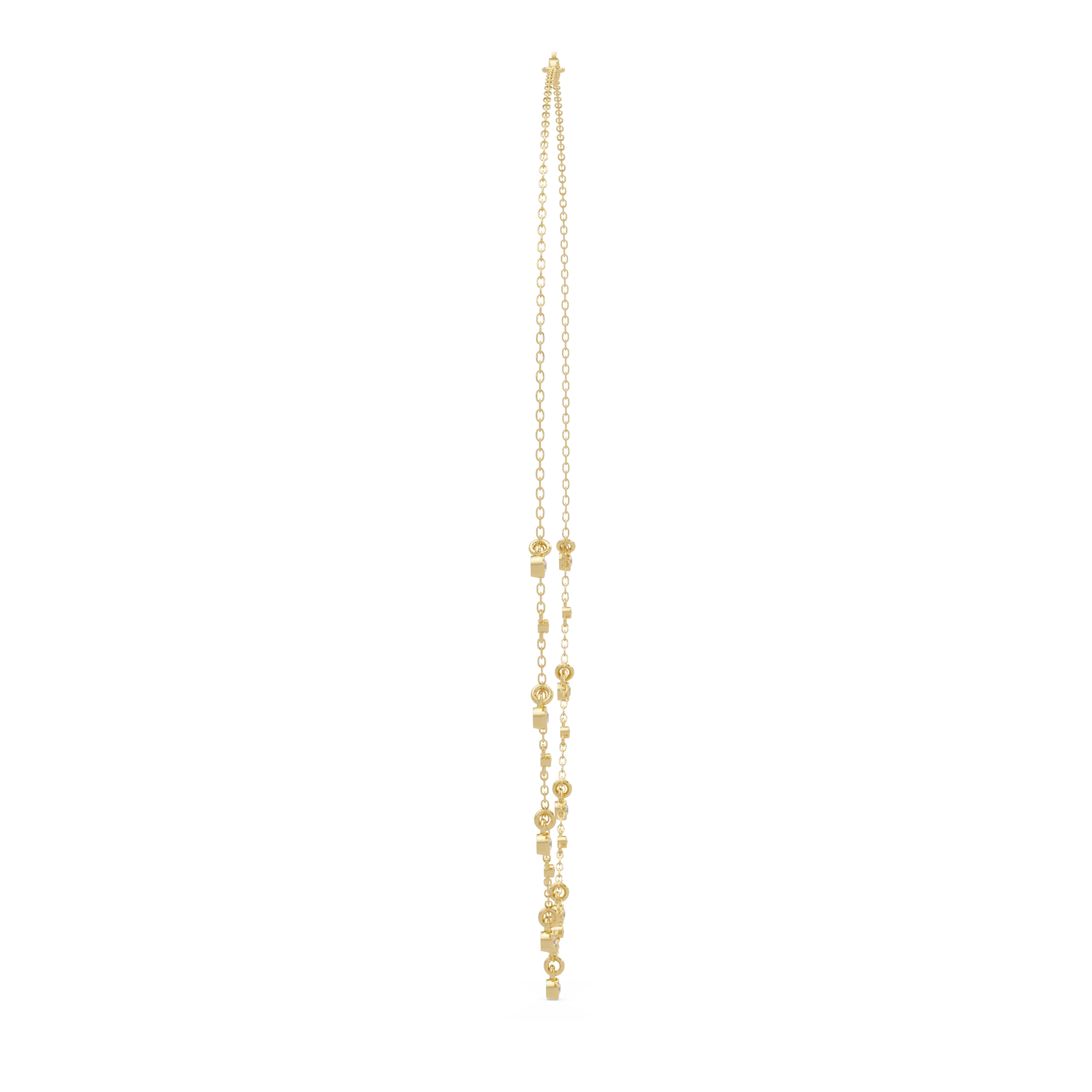 Dainty Diamond Droplet Necklace