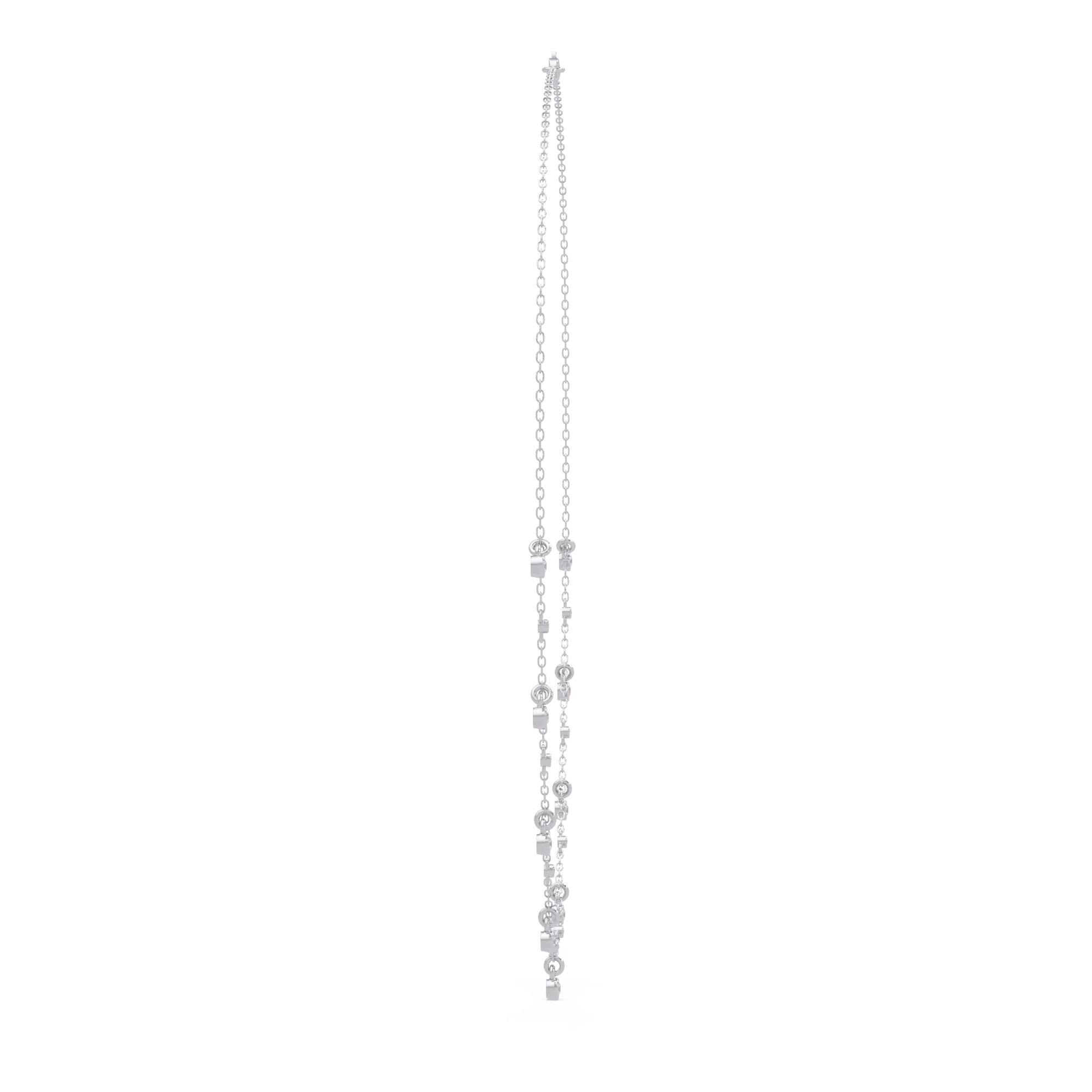 Dainty Diamond Droplet Necklace