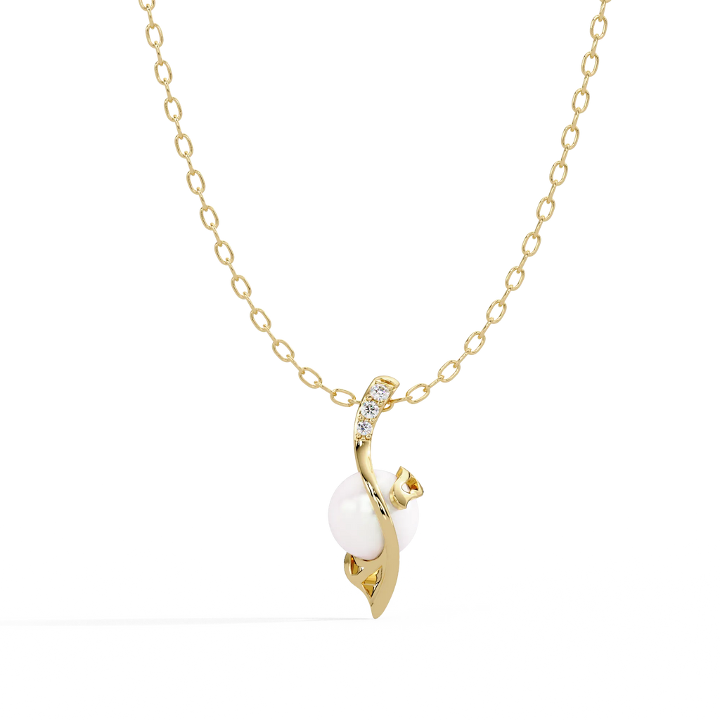 IGI Certified - 0.02 Ct. Lab Grown Diamond (VS/E-F) Infinity Love Knot Diamond Pendant