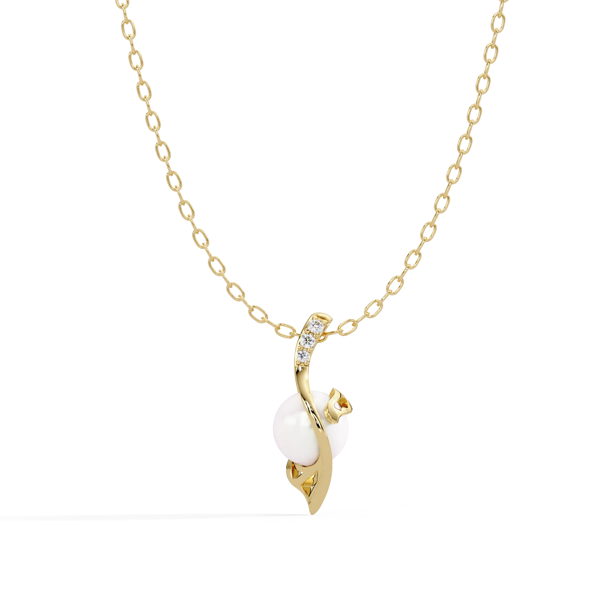 IGI Certified - 0.02 Ct. Lab Grown Diamond (VS/E-F) Infinity Love Knot Diamond Pendant