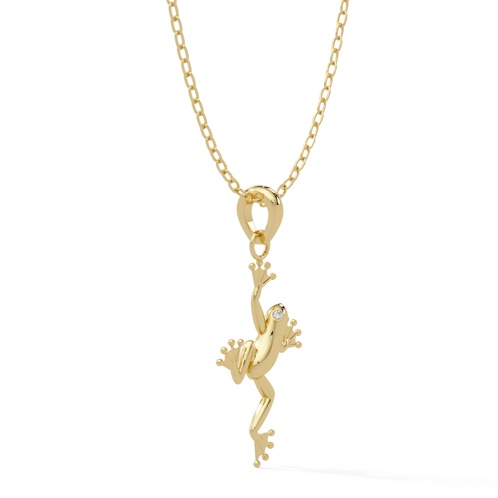 IGI Certified - 0.01 Ct. Lab Grown Diamond (VS/E-F) Serenity Solitaire Round Diamond Pendant