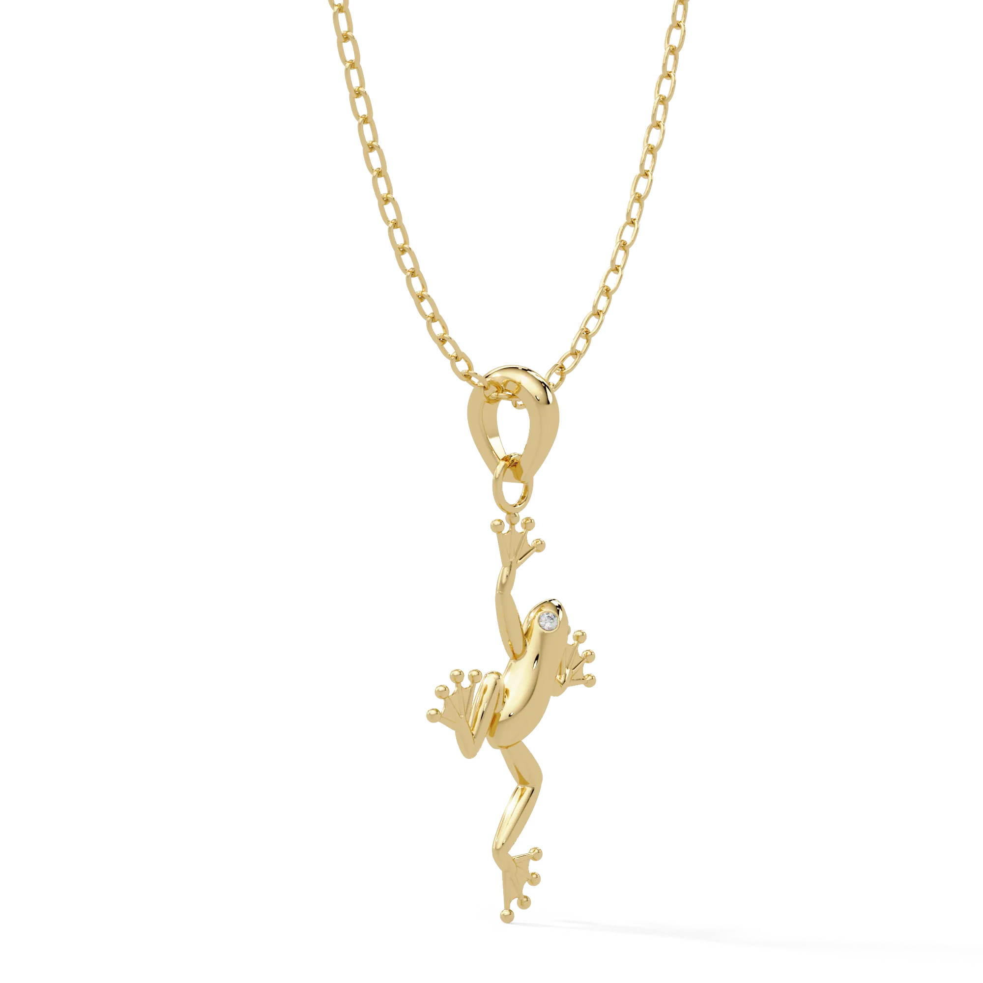 IGI Certified - 0.01 Ct. Lab Grown Diamond (VS/E-F) Serenity Solitaire Round Diamond Pendant