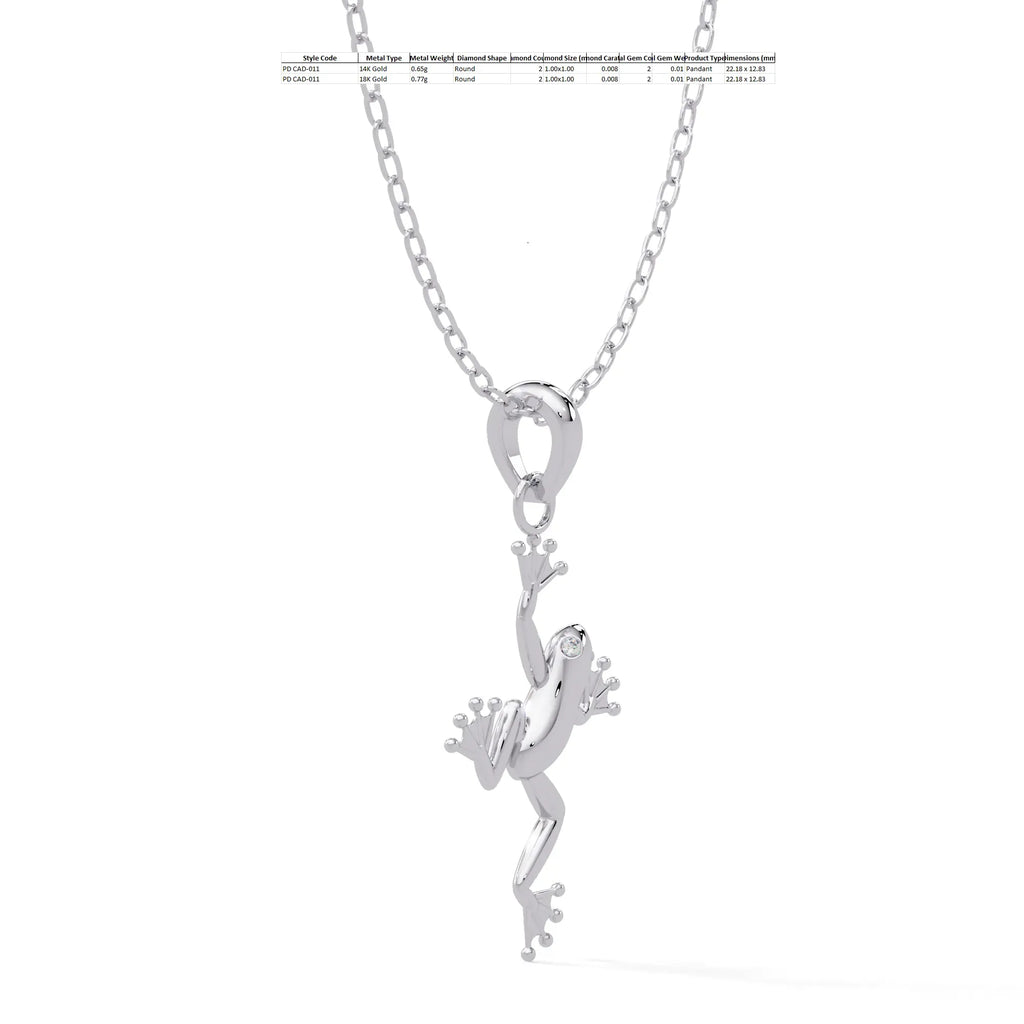IGI Certified - 0.01 Ct. Lab Grown Diamond (VS/E-F) Serenity Solitaire Round Diamond Pendant