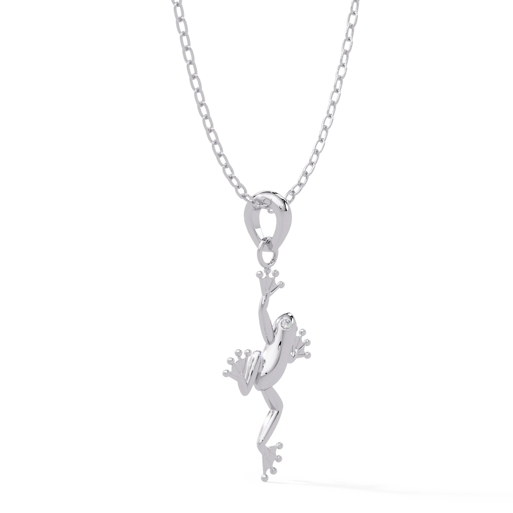 IGI Certified - 0.01 Ct. Lab Grown Diamond (VS/E-F) Serenity Solitaire Round Diamond Pendant