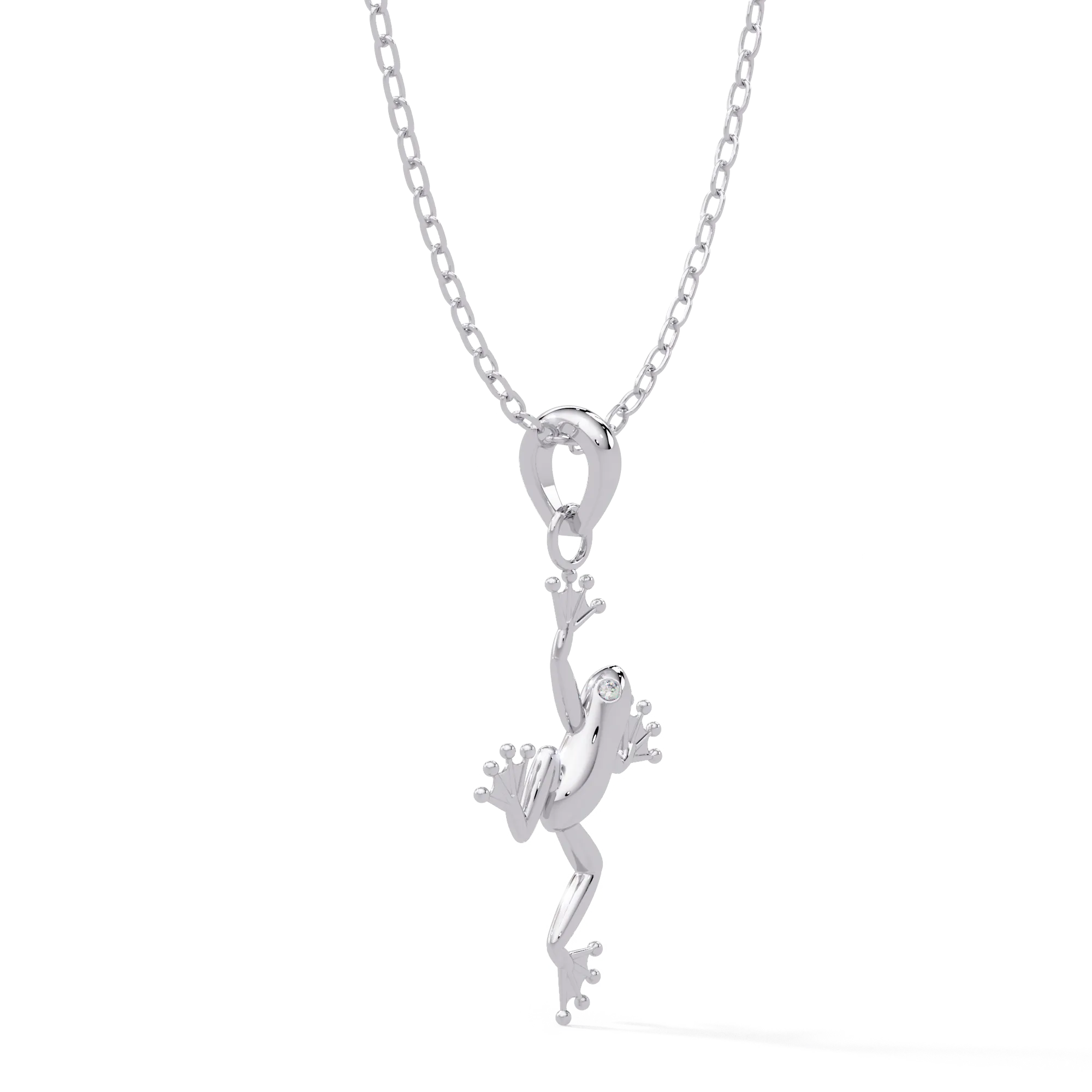 IGI Certified - 0.01 Ct. Lab Grown Diamond (VS/E-F) Serenity Solitaire Round Diamond Pendant