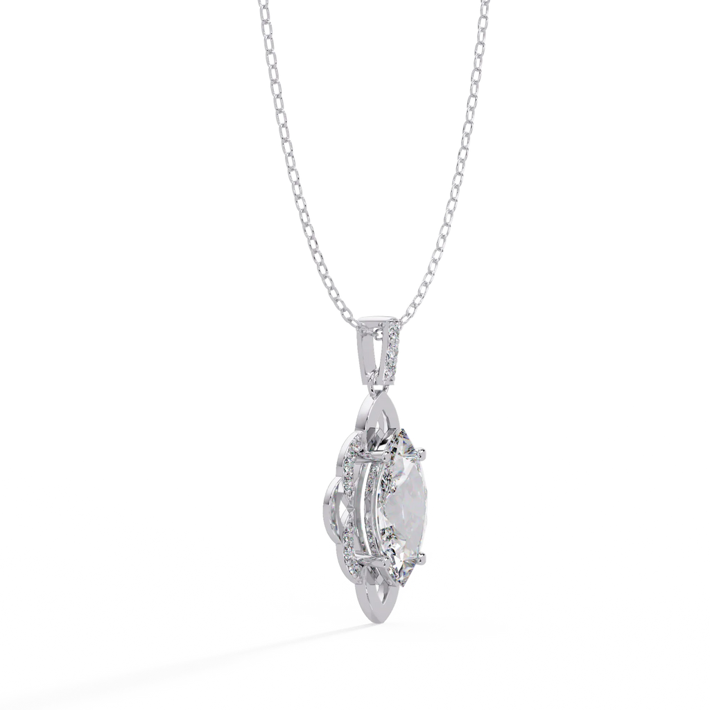 IGI Certified - 2.72 Ct. Lab Grown Diamond (VS/E-F) Cross Pendant
