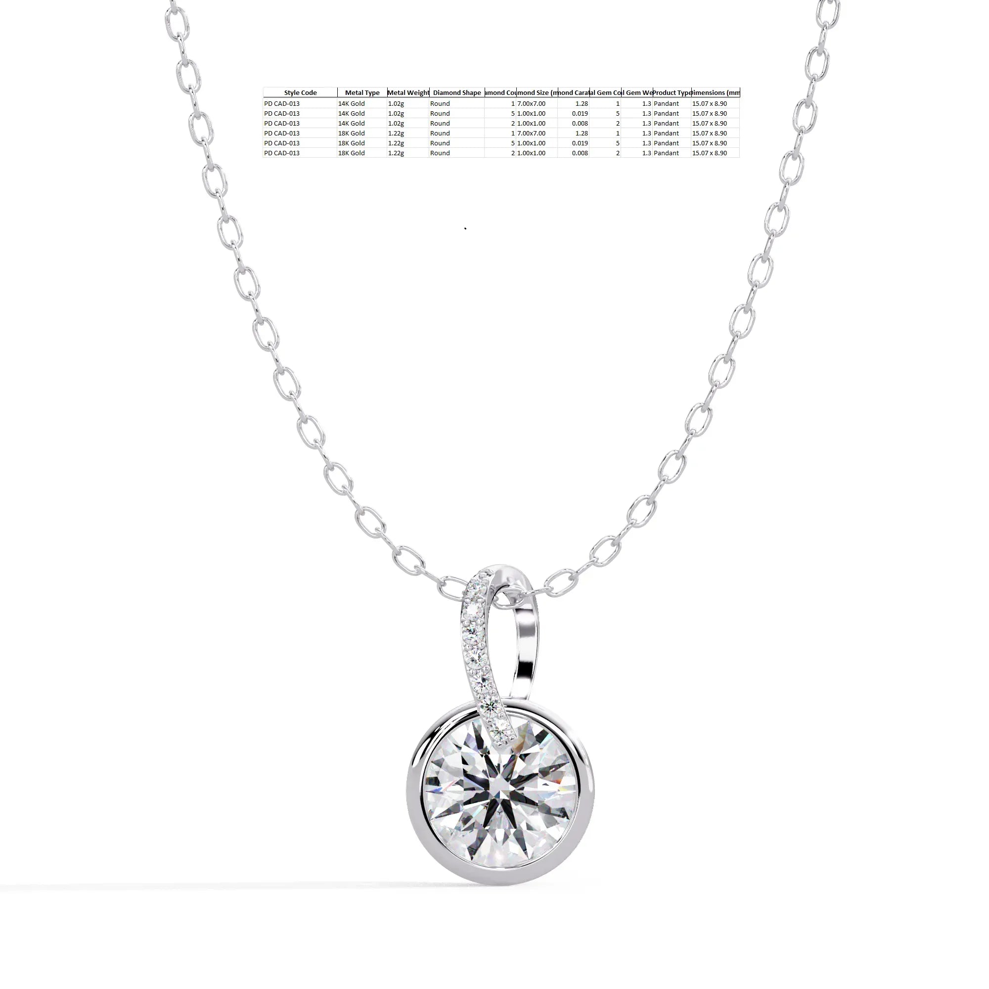 IGI Certified - 1.31 Ct. Lab Grown Diamond (VS/E-F) Sparkling Flower Cluster Diamond Pendant