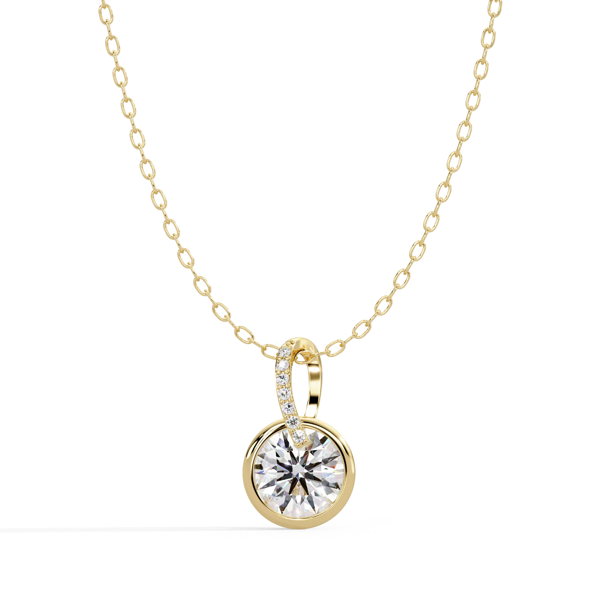 IGI Certified - 1.31 Ct. Lab Grown Diamond (VS/E-F) Sparkling Flower Cluster Diamond Pendant