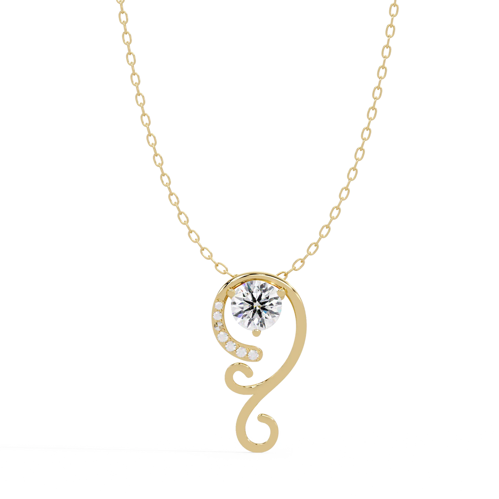 IGI Certified - 0.85 Ct. Lab Grown Diamond (VS/E-F) Brilliant Journey Diamond Pendant