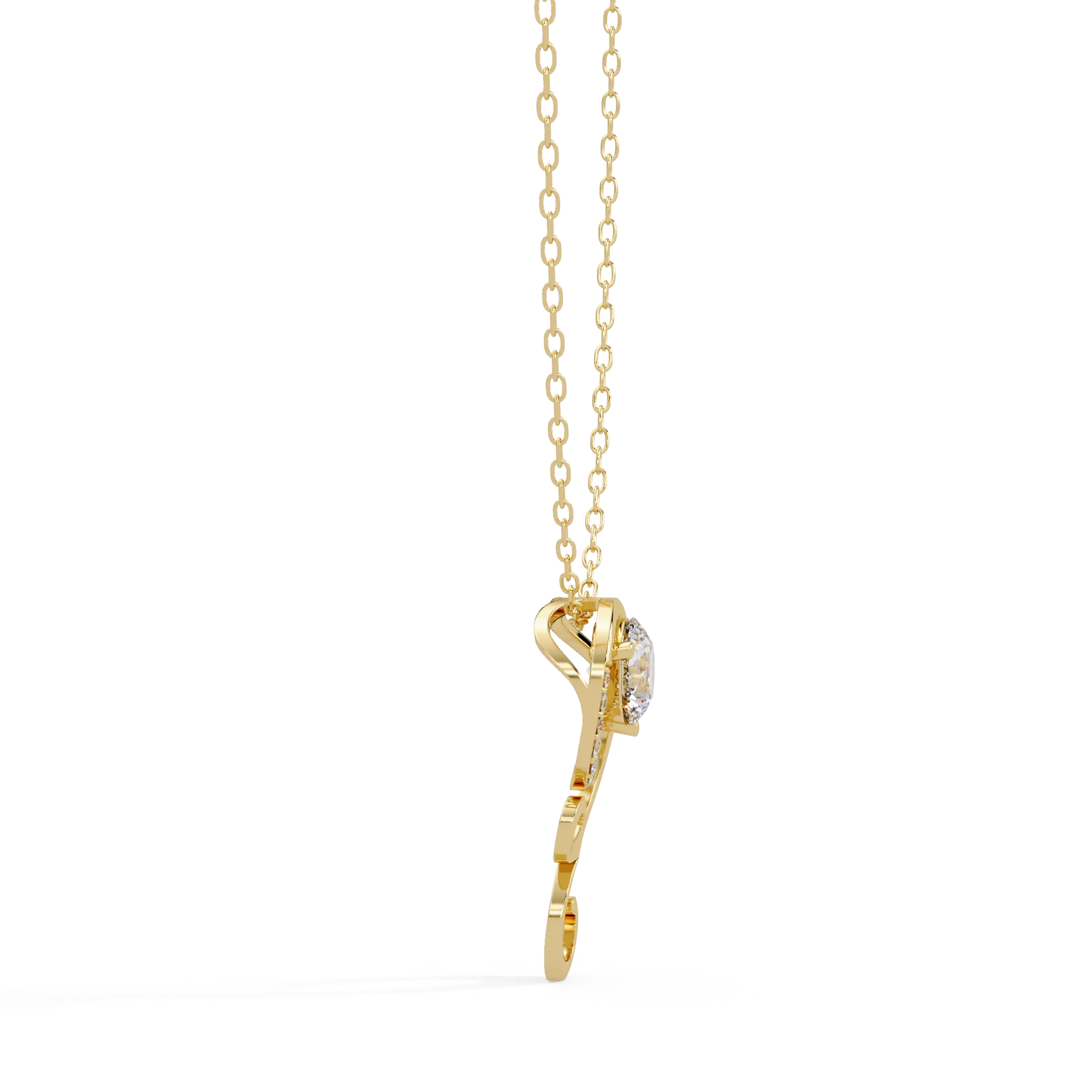 IGI Certified - 0.85 Ct. Lab Grown Diamond (VS/E-F) Brilliant Journey Diamond Pendant