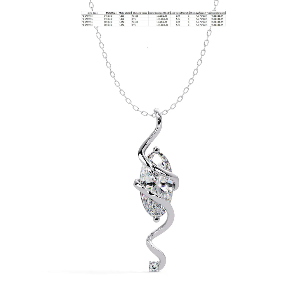 IGI Certified - 4.50 Ct. Lab Grown Diamond (VS/E-F) Dazzling Square Princess Cut Diamond Pendant