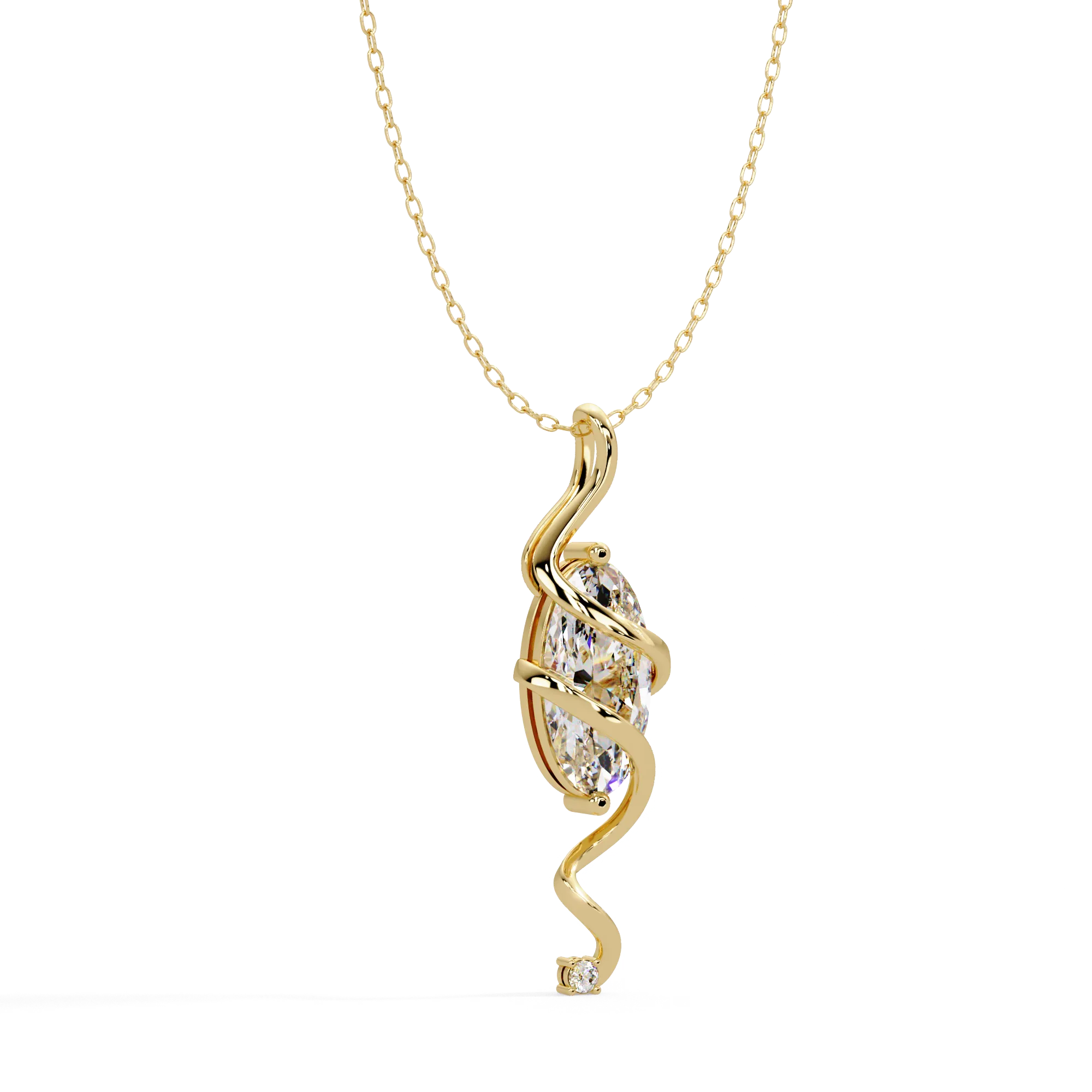 IGI Certified - 4.50 Ct. Lab Grown Diamond (VS/E-F) Dazzling Square Princess Cut Diamond Pendant