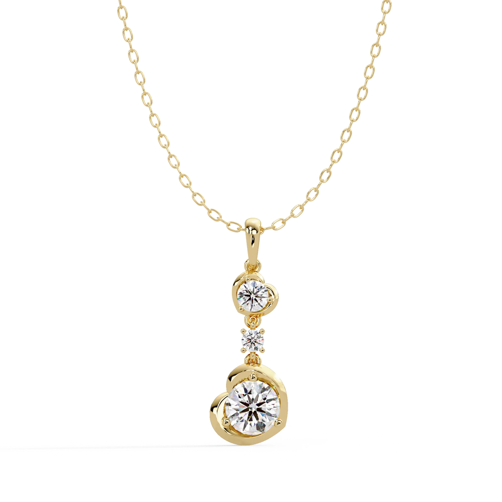 IGI Certified - 1.02 Ct. Lab Grown Diamond (VS/E-F) Classic Solitaire Round Diamond Pendant