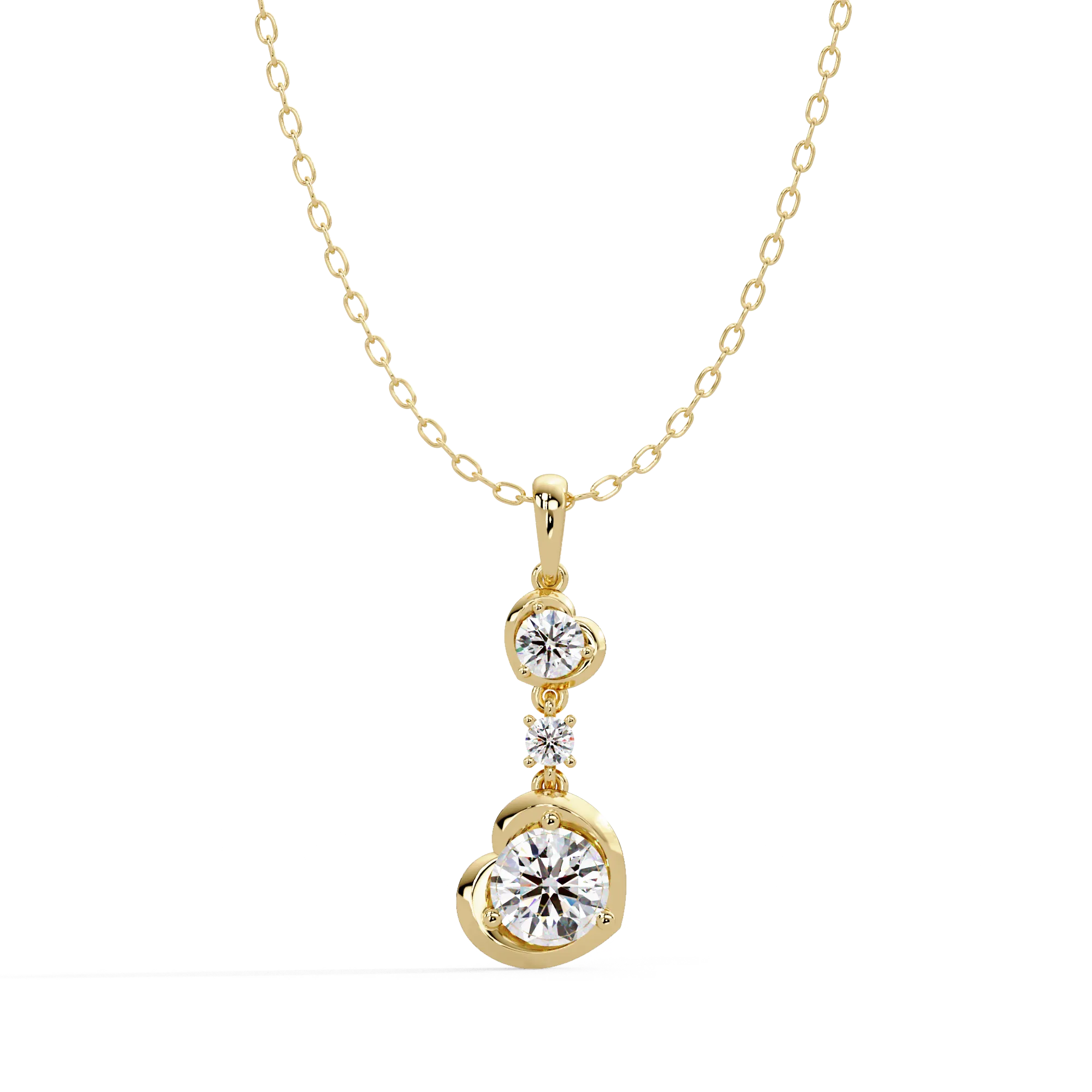 IGI Certified - 1.02 Ct. Lab Grown Diamond (VS/E-F) Classic Solitaire Round Diamond Pendant