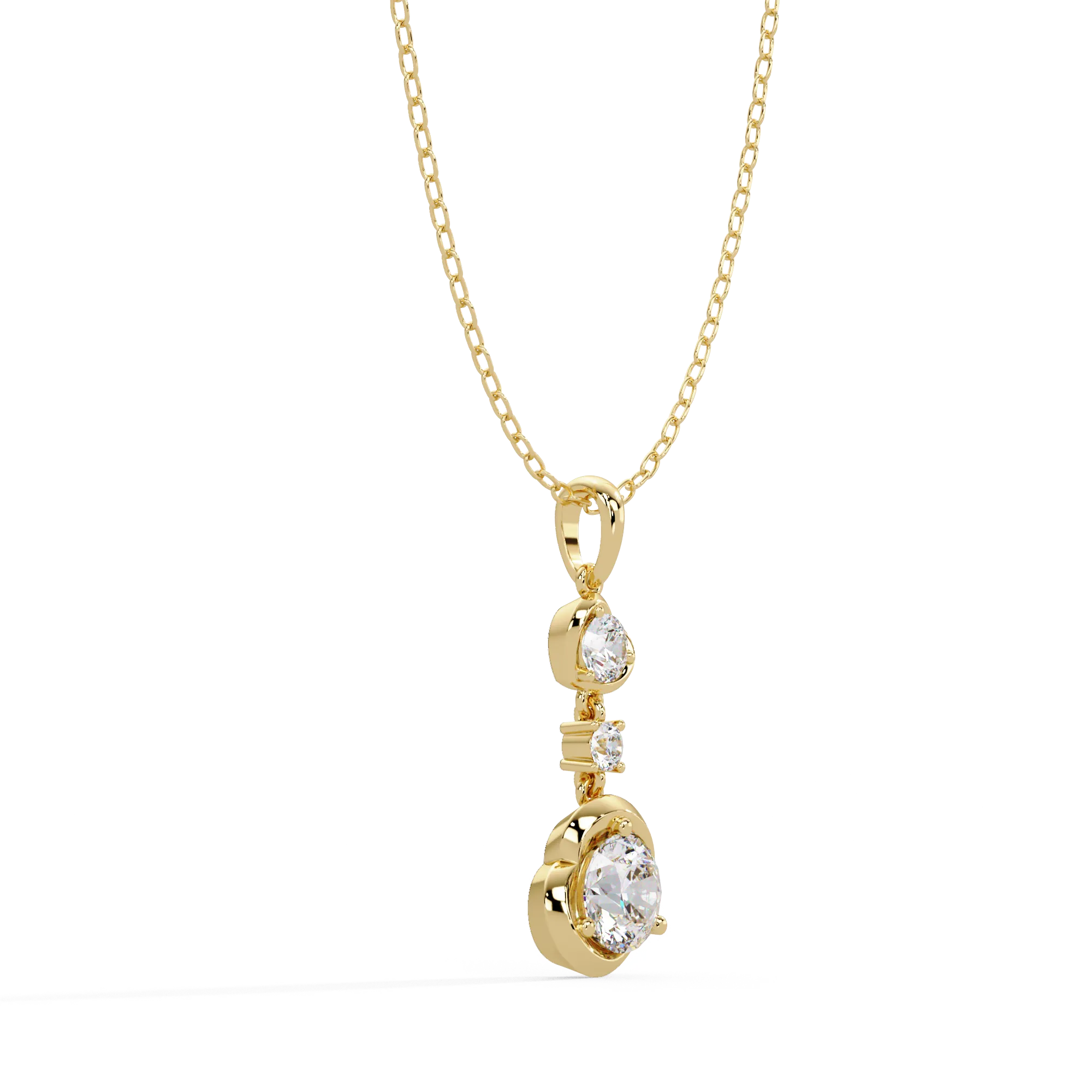 IGI Certified - 1.02 Ct. Lab Grown Diamond (VS/E-F) Classic Solitaire Round Diamond Pendant