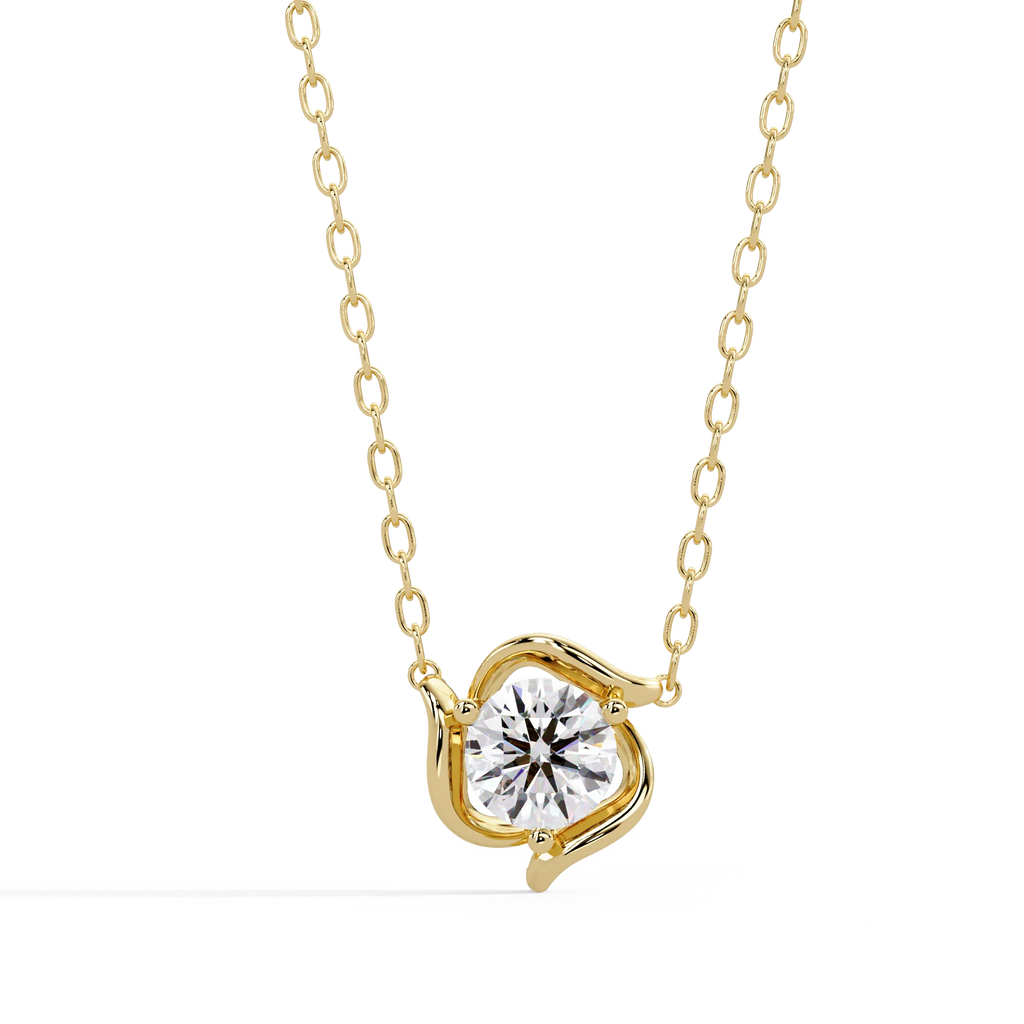 IGI Certified - 0.80 Ct. Lab Grown Diamond (VS/E-F) Classic Round Diamond Pendant