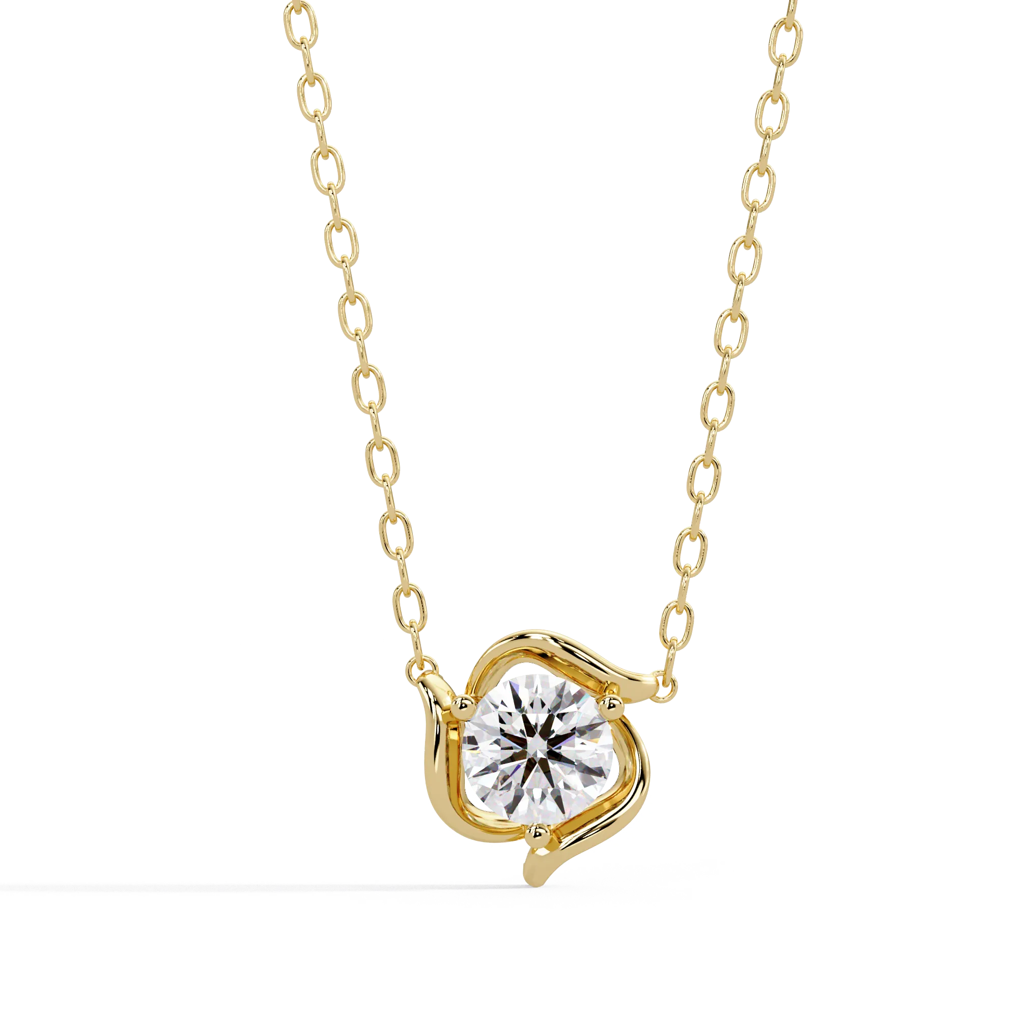 IGI Certified - 0.80 Ct. Lab Grown Diamond (VS/E-F) Classic Round Diamond Pendant