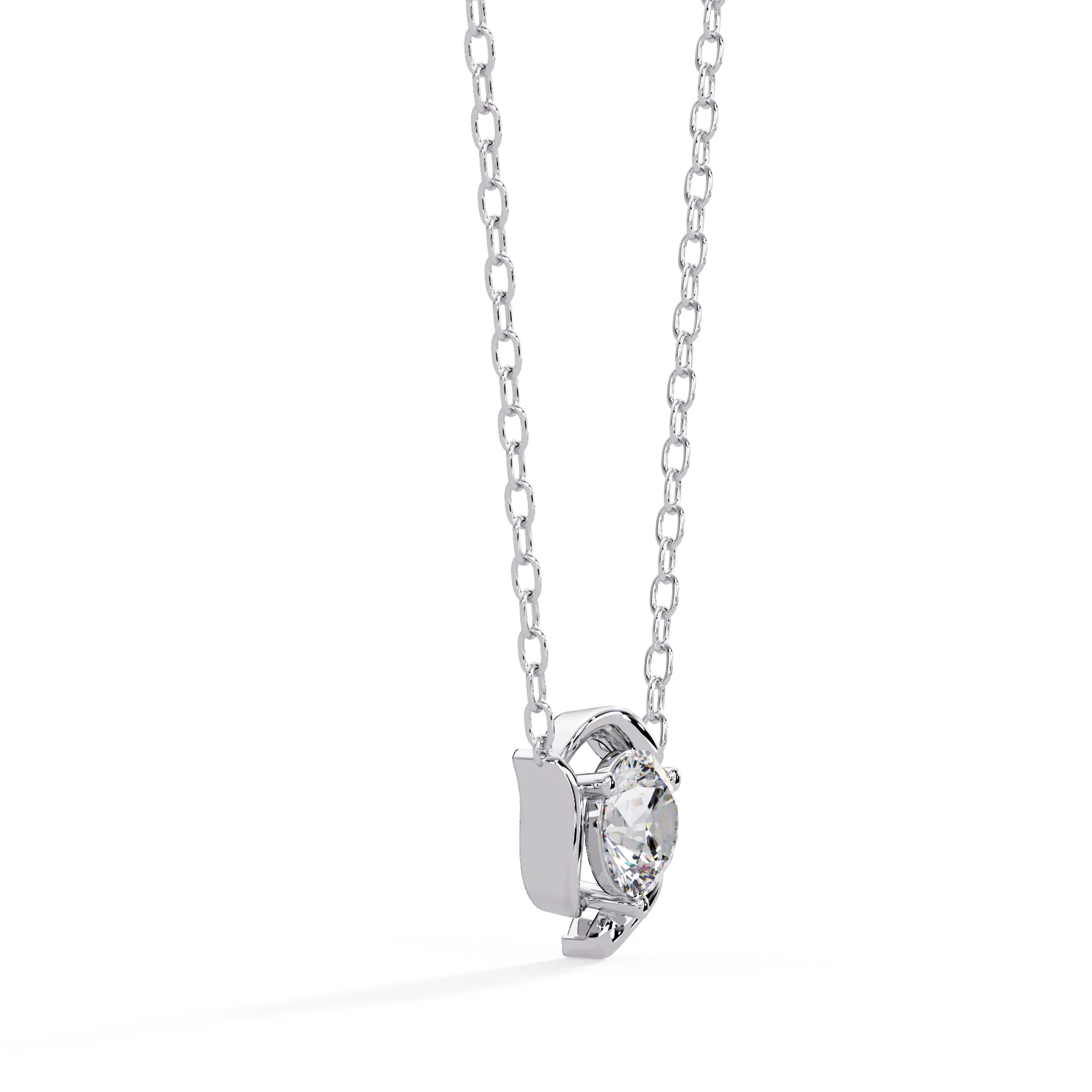 IGI Certified - 0.80 Ct. Lab Grown Diamond (VS/E-F) Classic Round Diamond Pendant