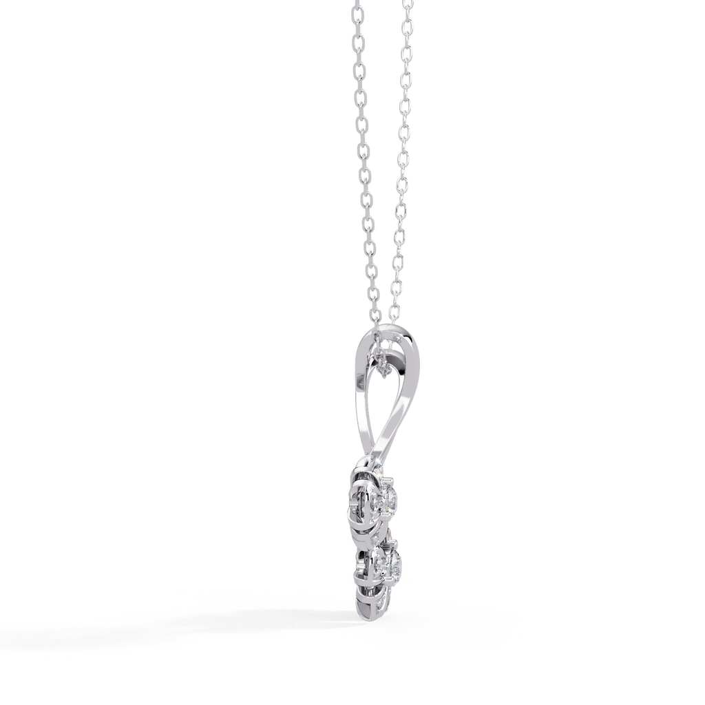IGI Certified - 0.37 Ct. Lab Grown Diamond (VS/E-F) Brilliant Diamond Pendant