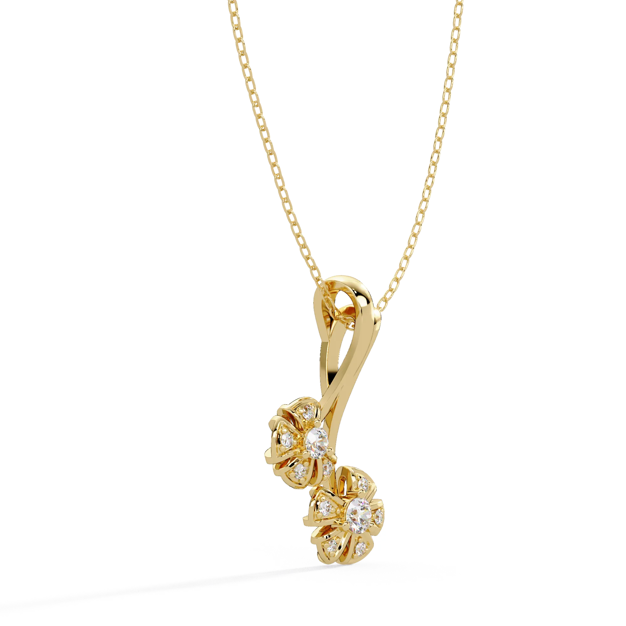 IGI Certified - 0.37 Ct. Lab Grown Diamond (VS/E-F) Brilliant Diamond Pendant