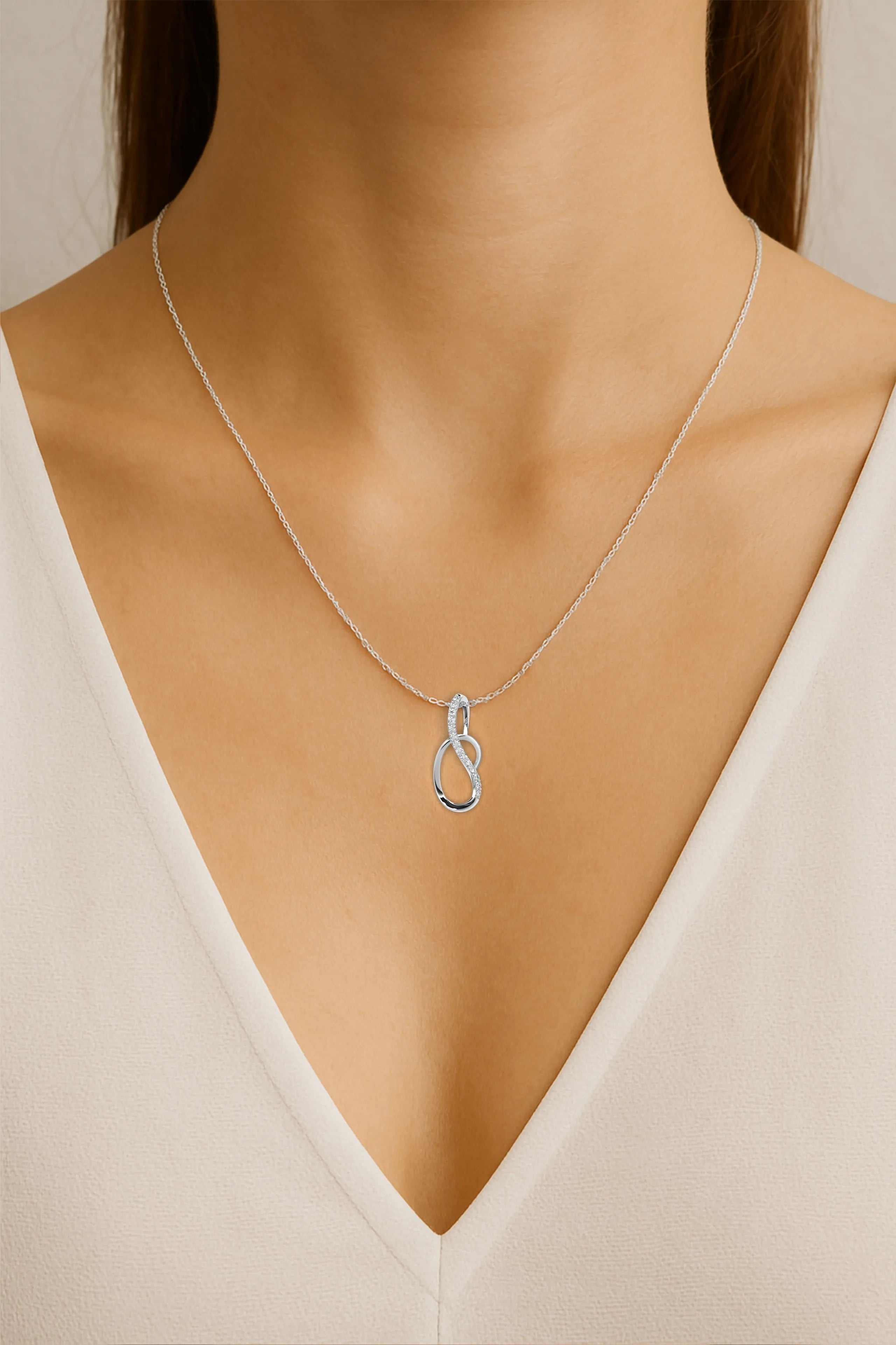IGI Certified - 0.59 Ct. Lab Grown Diamond (VS/E-F) Diamond Pendant