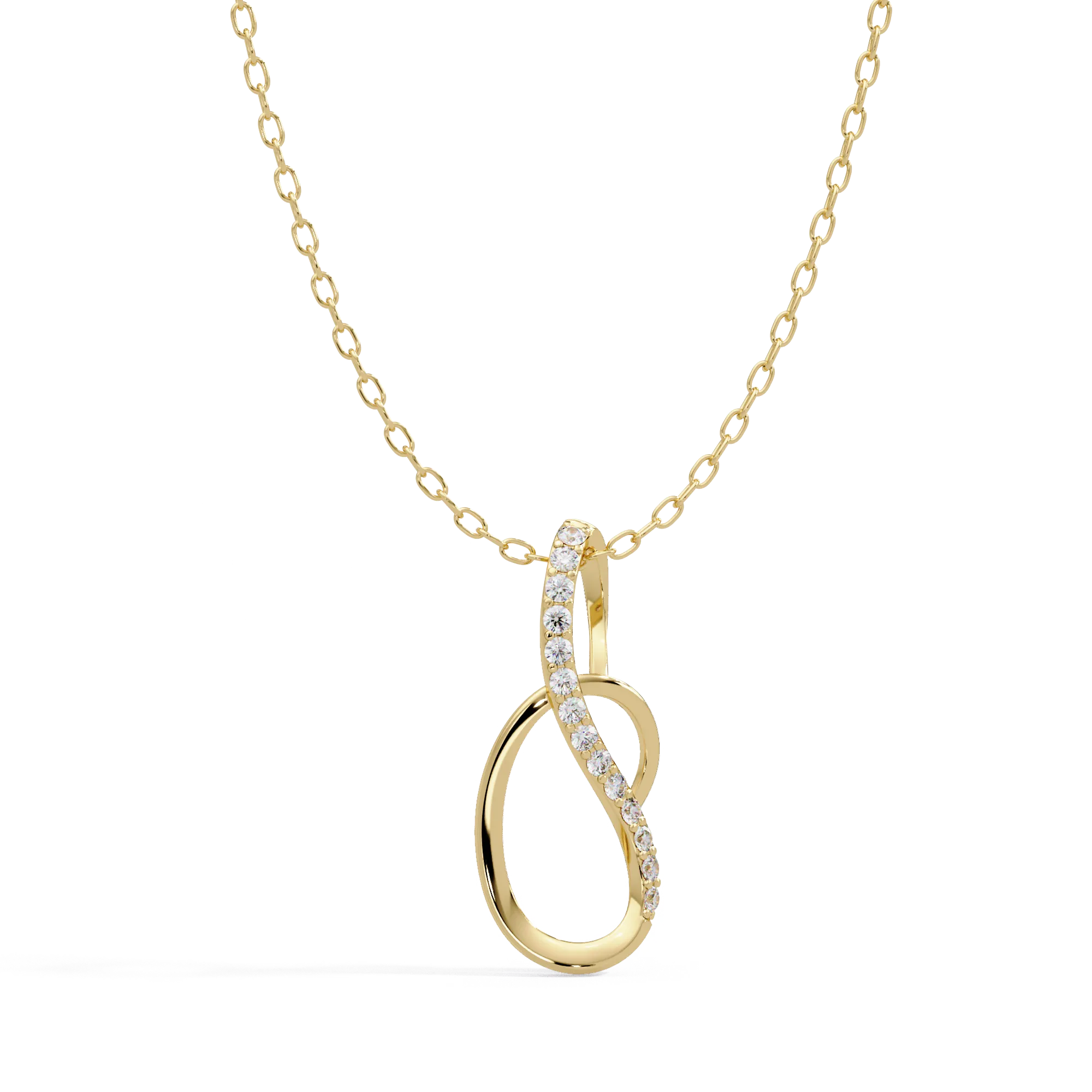IGI Certified - 0.59 Ct. Lab Grown Diamond (VS/E-F) Diamond Pendant
