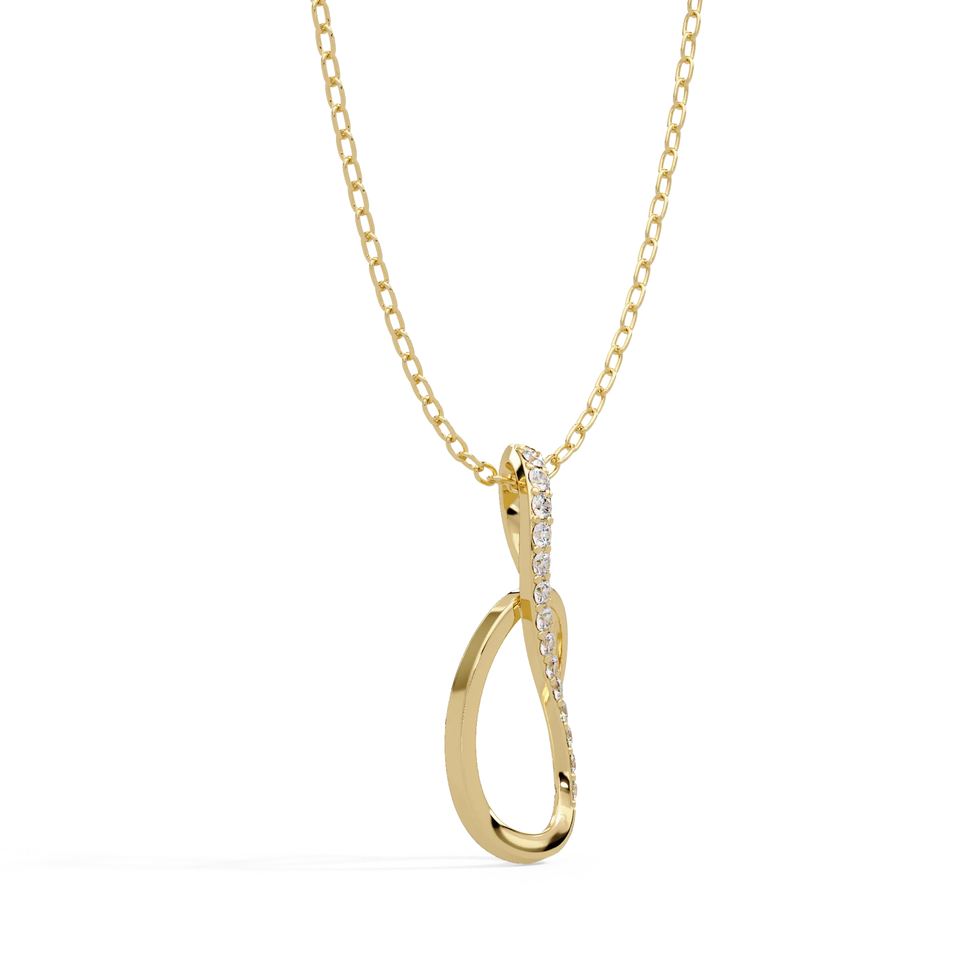 IGI Certified - 0.59 Ct. Lab Grown Diamond (VS/E-F) Diamond Pendant