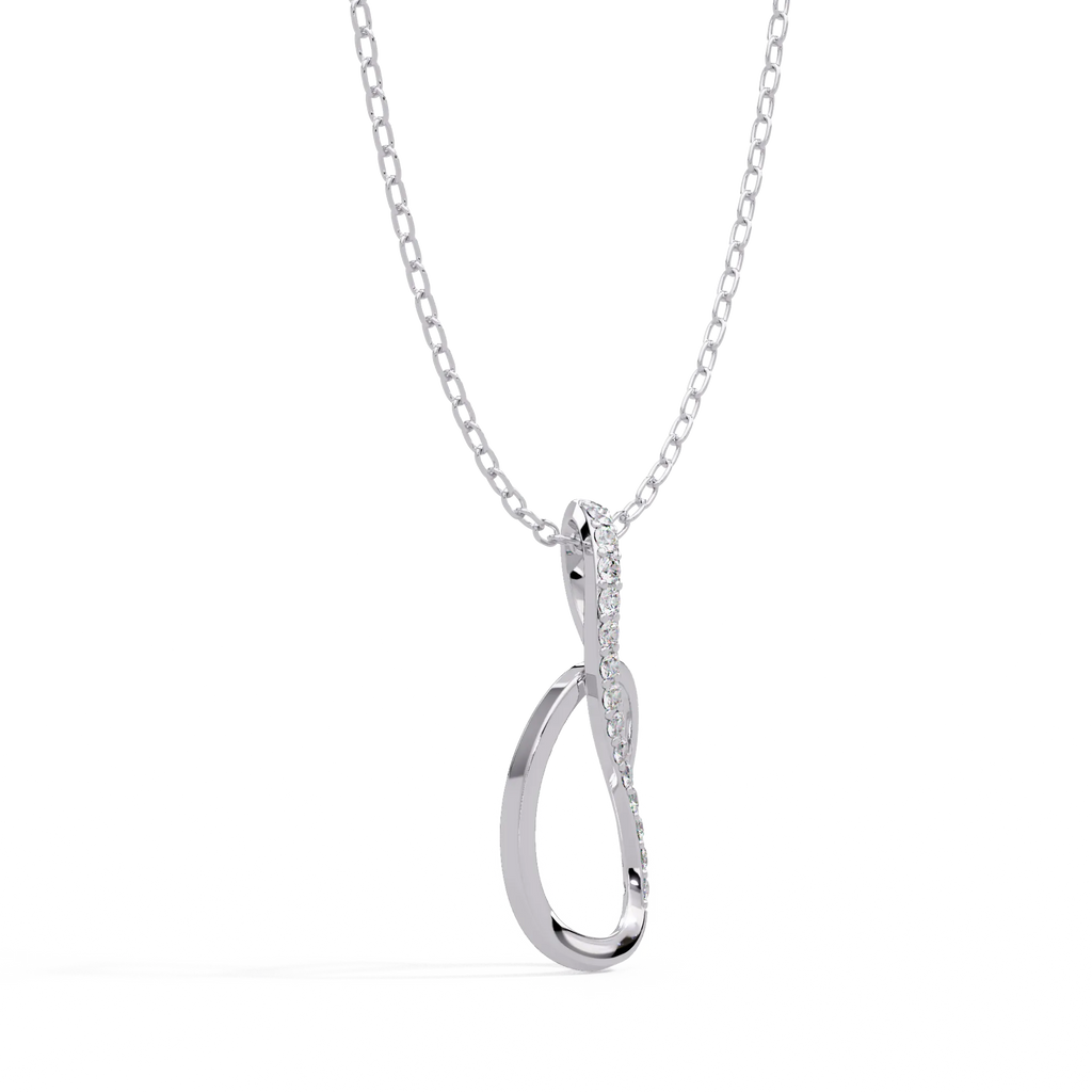 IGI Certified - 0.59 Ct. Lab Grown Diamond (VS/E-F) Diamond Pendant