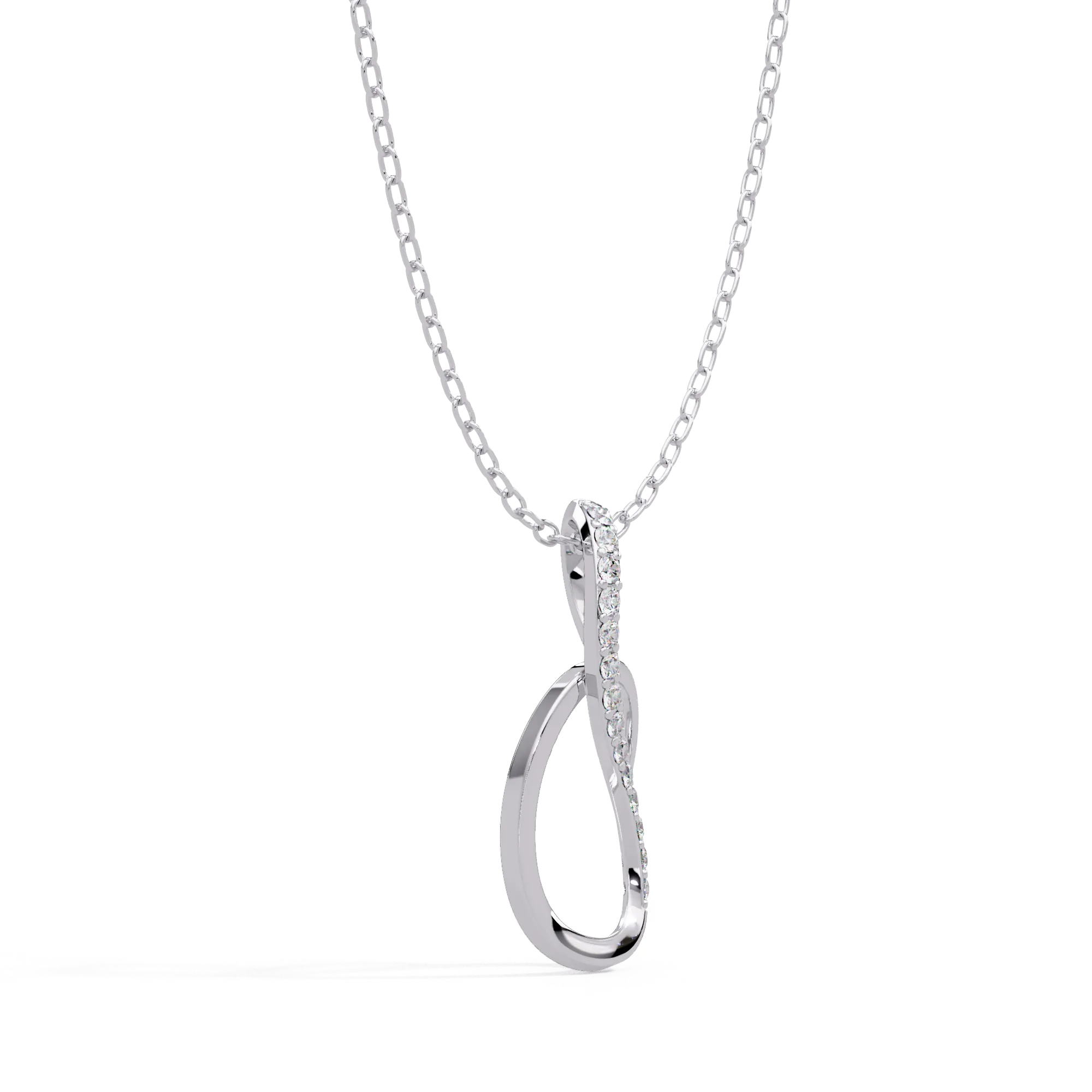 IGI Certified - 0.59 Ct. Lab Grown Diamond (VS/E-F) Diamond Pendant