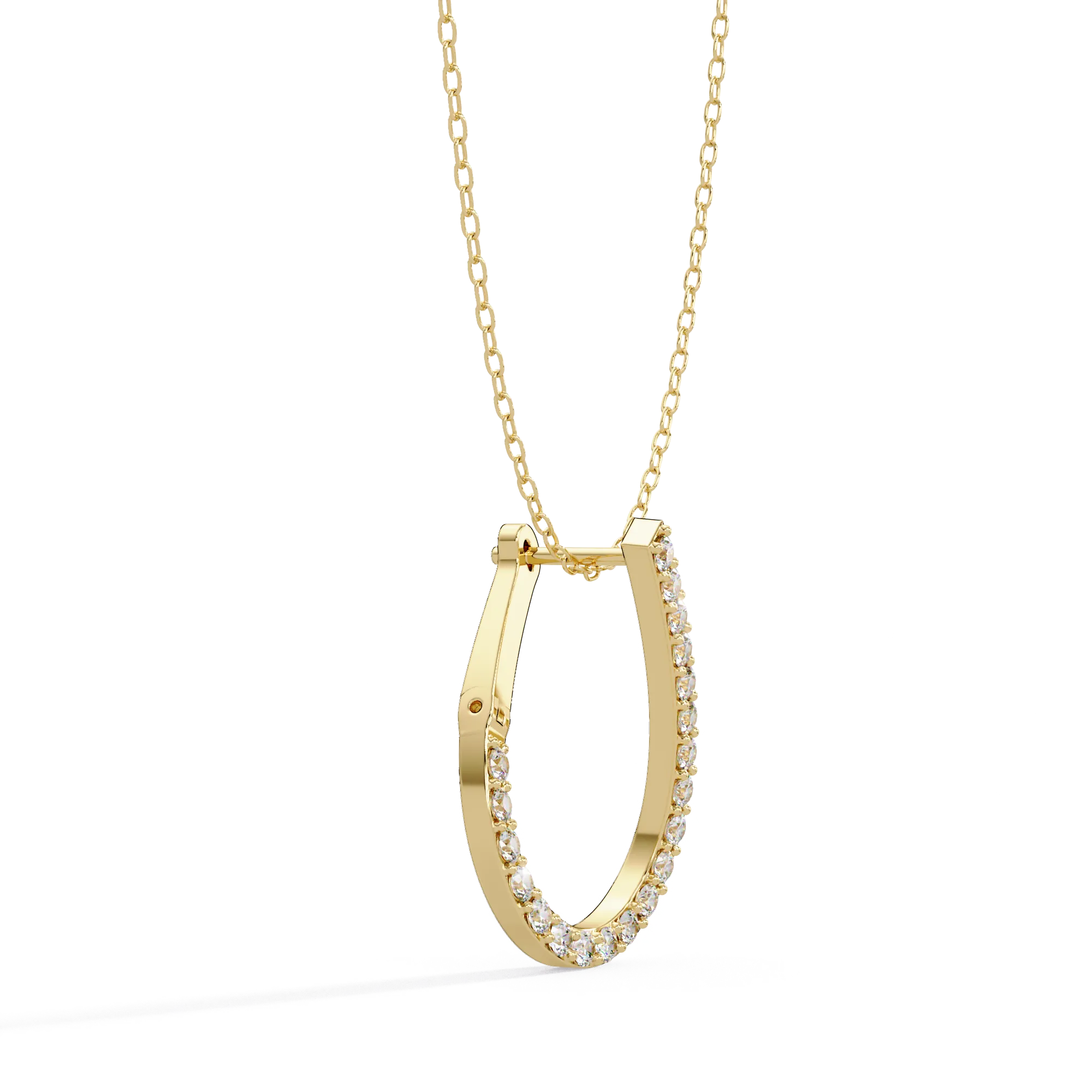 IGI Certified - 0.80 Ct. Lab Grown Diamond (VS/E-F) Luminous Loop Necklace