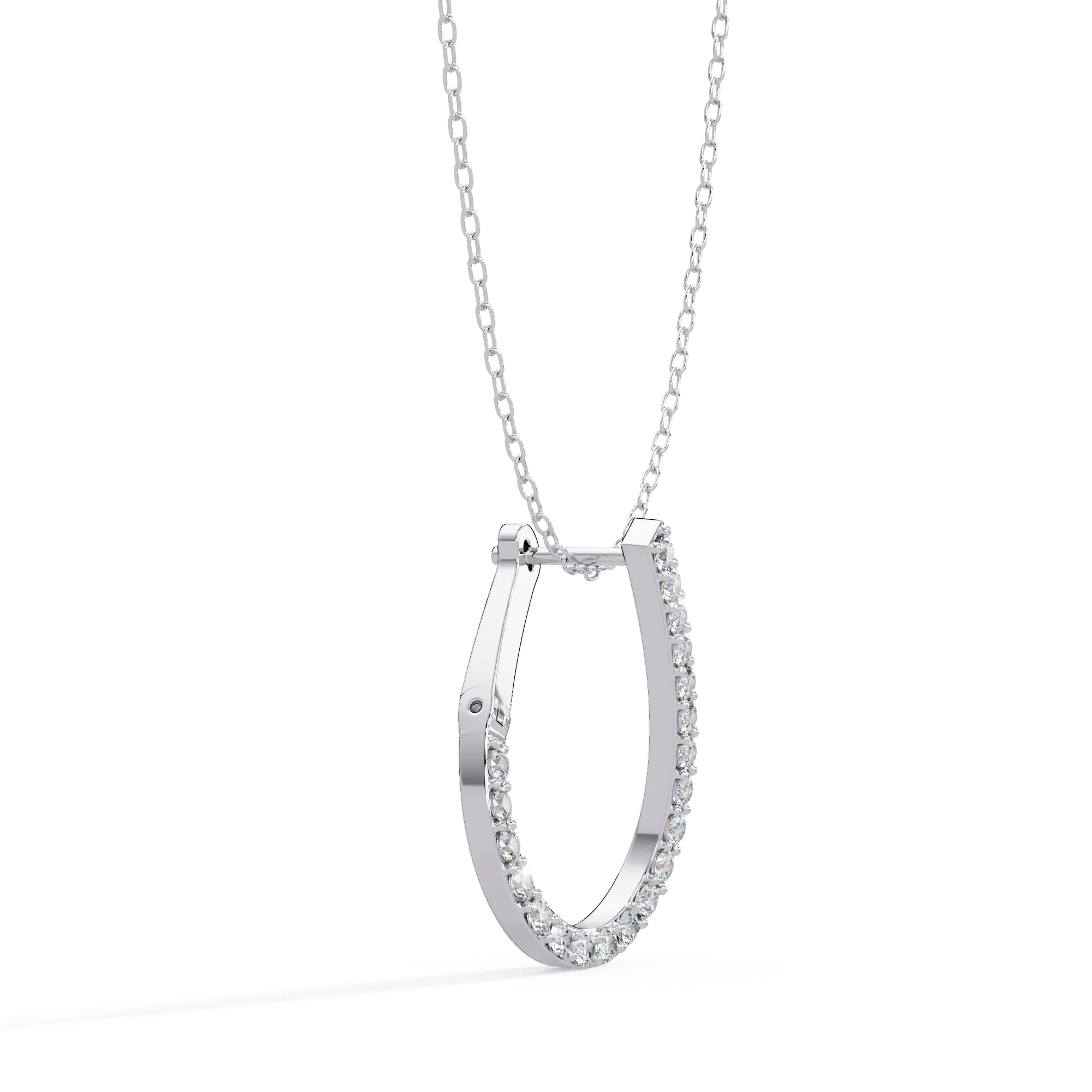 IGI Certified - 0.80 Ct. Lab Grown Diamond (VS/E-F) Luminous Loop Necklace