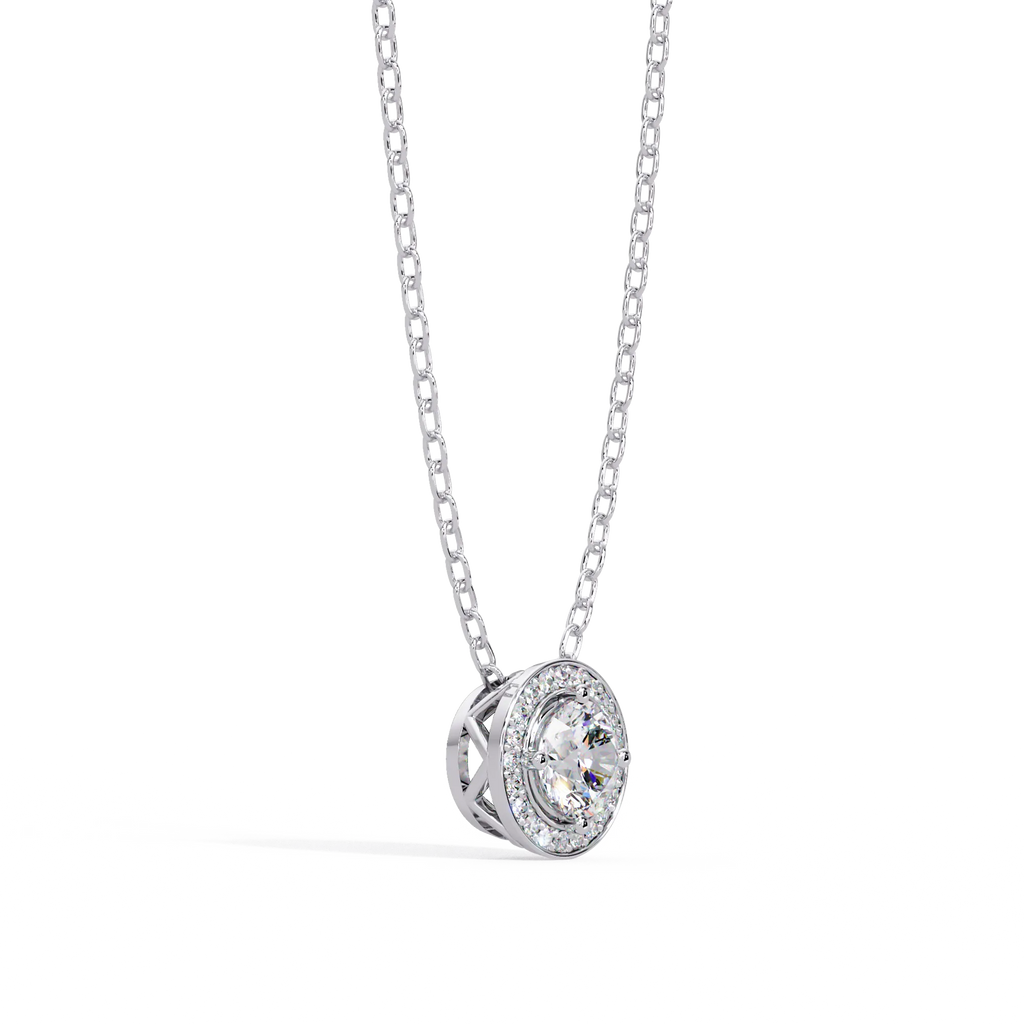 IGI Certified - 1.57 Ct. Lab Grown Diamond (VS/E-F) The Aura Compass Pendant