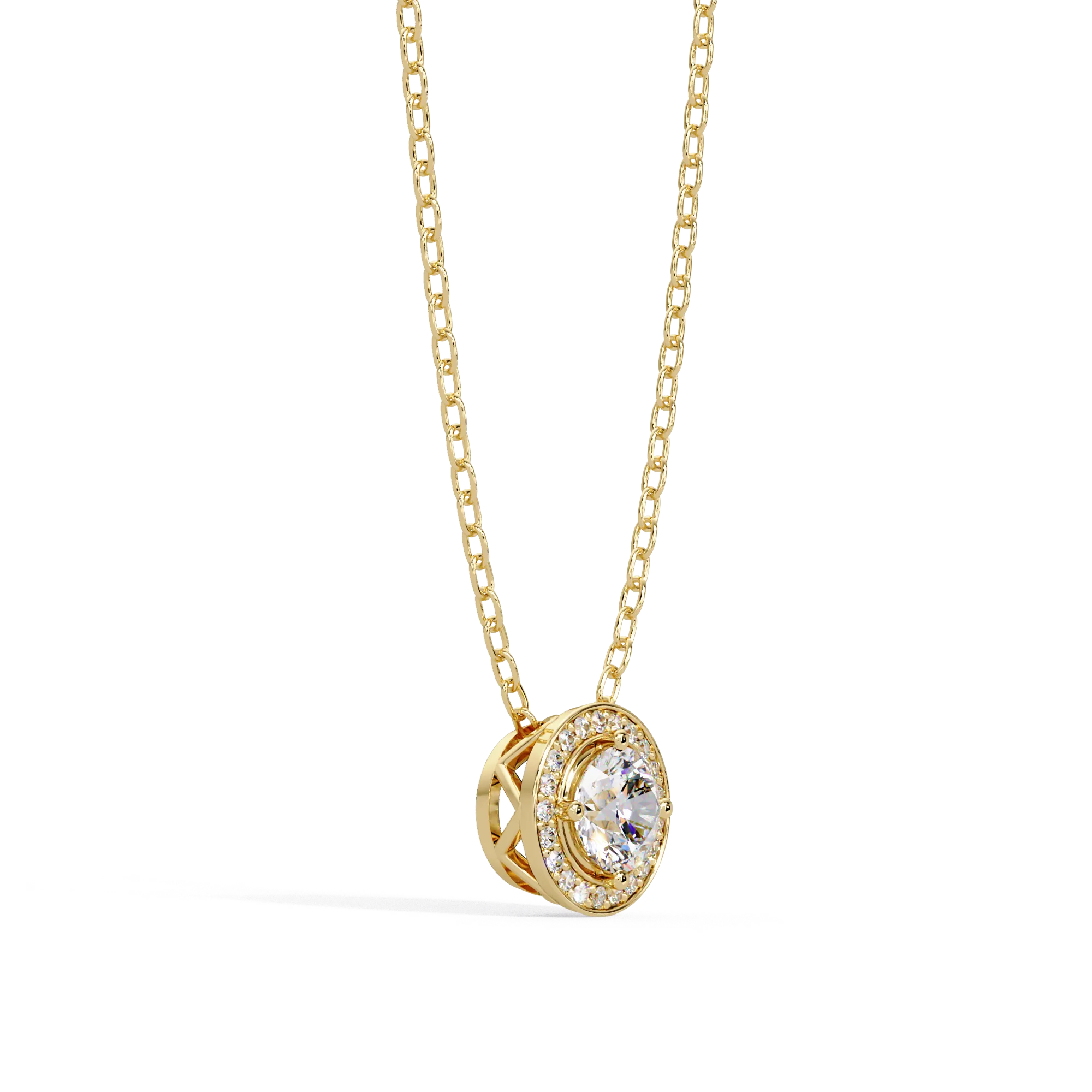 IGI Certified - 1.57 Ct. Lab Grown Diamond (VS/E-F) The Aura Compass Pendant