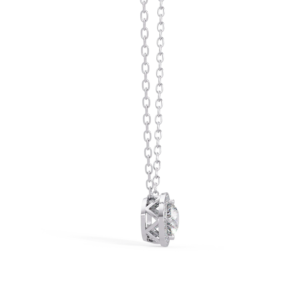 IGI Certified - 1.57 Ct. Lab Grown Diamond (VS/E-F) The Aura Compass Pendant