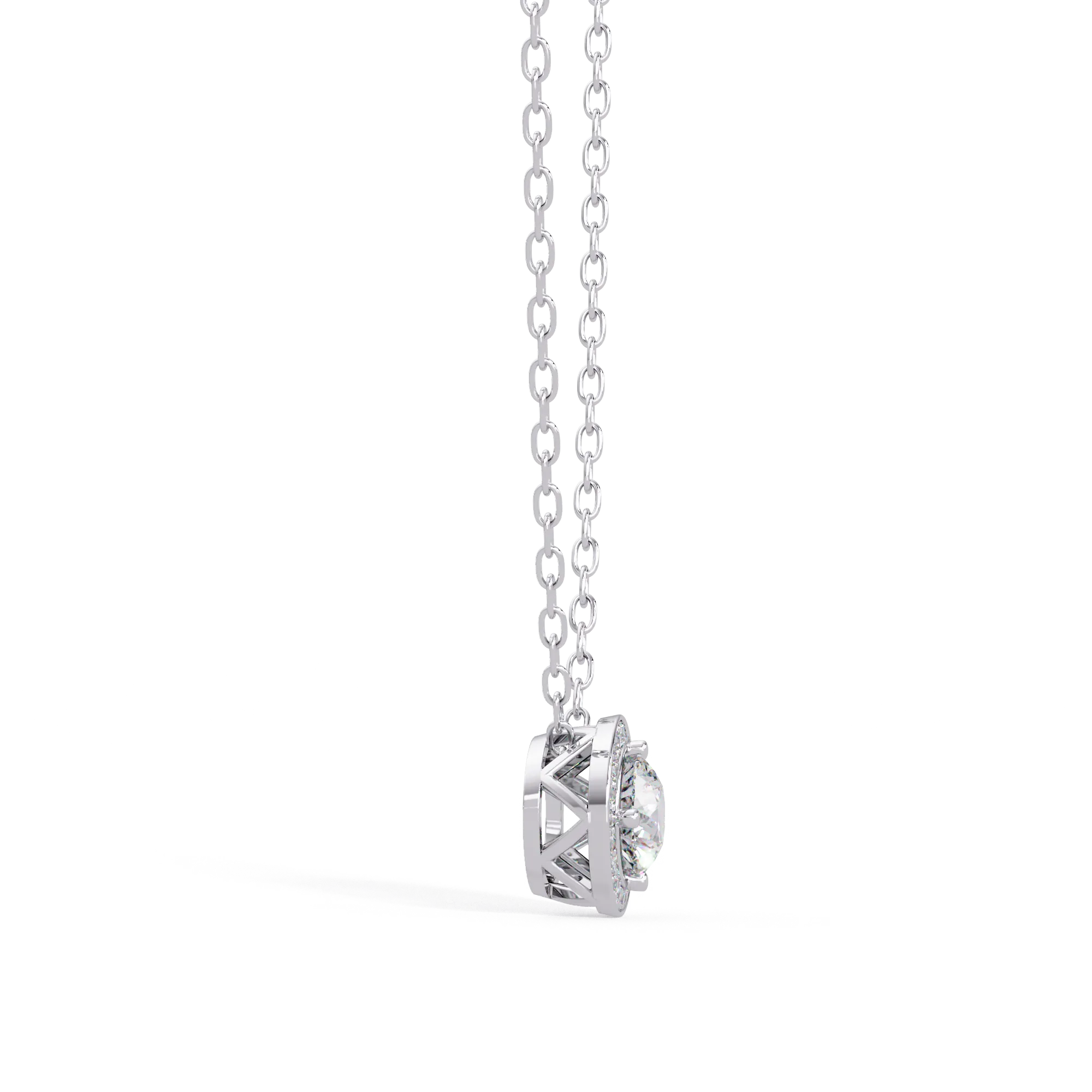 IGI Certified - 1.57 Ct. Lab Grown Diamond (VS/E-F) The Aura Compass Pendant