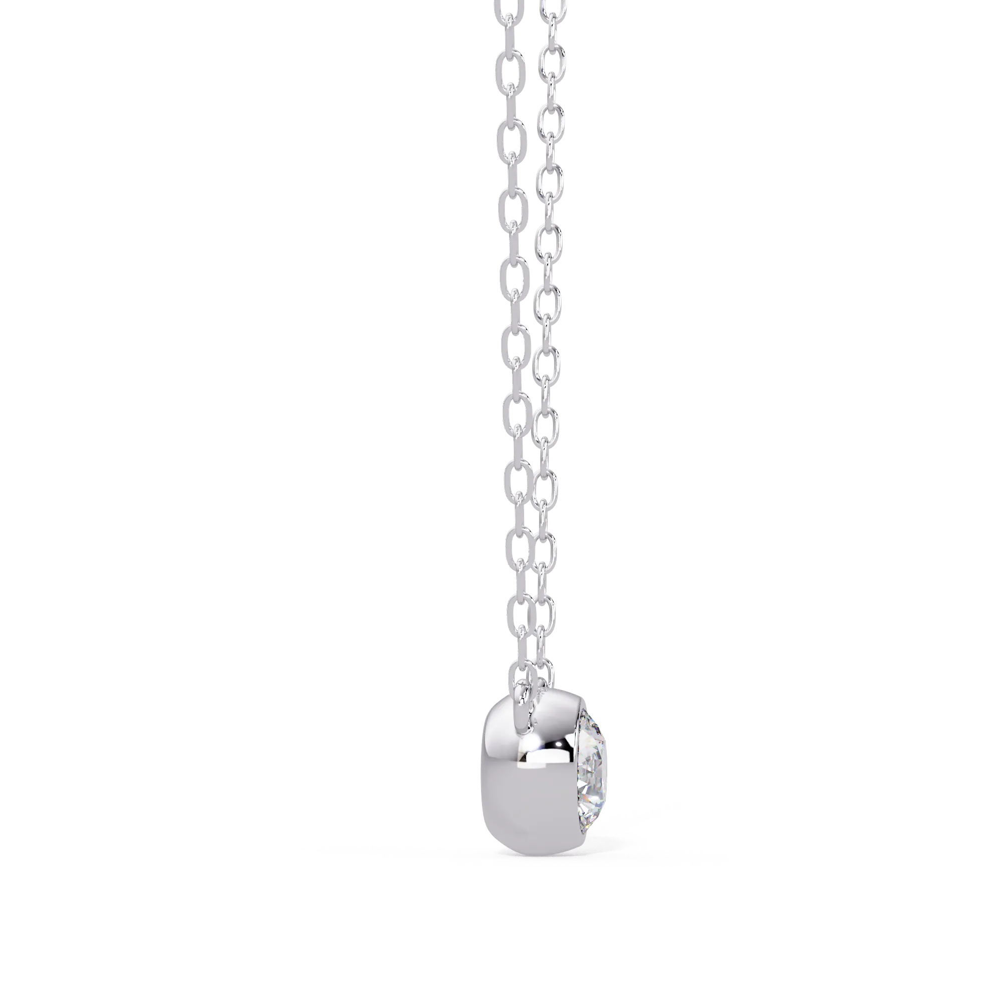 IGI Certified - 1.78 Ct. Lab Grown Diamond (VS/E-F) The Sleek Aura Necklace