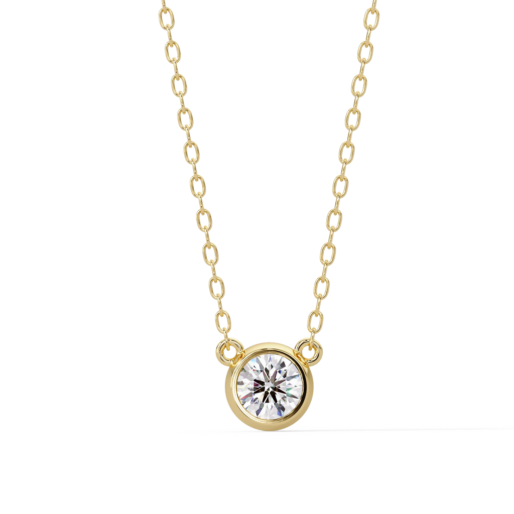 IGI Certified - 1.78 Ct. Lab Grown Diamond (VS/E-F) The Sleek Aura Necklace