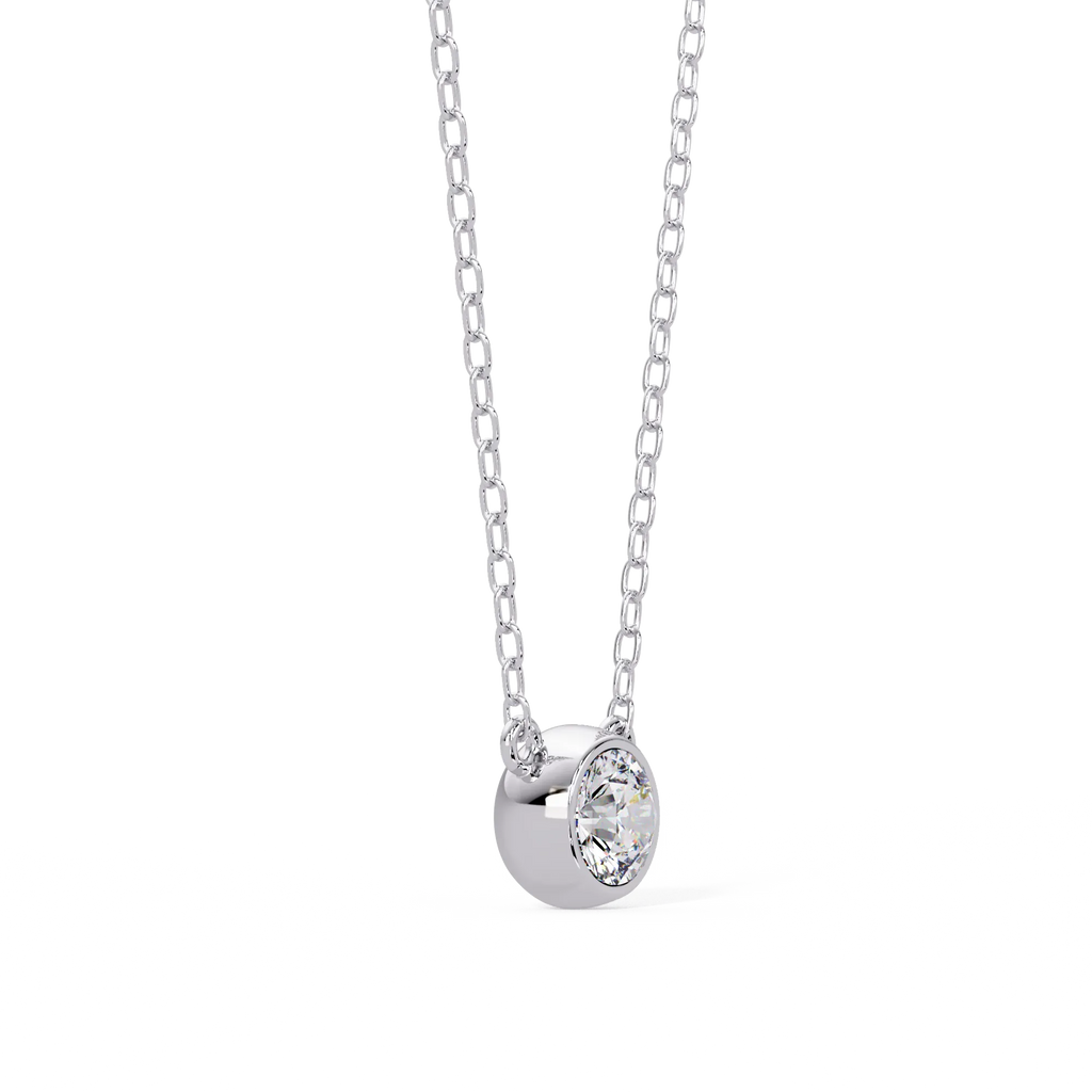IGI Certified - 1.78 Ct. Lab Grown Diamond (VS/E-F) The Sleek Aura Necklace