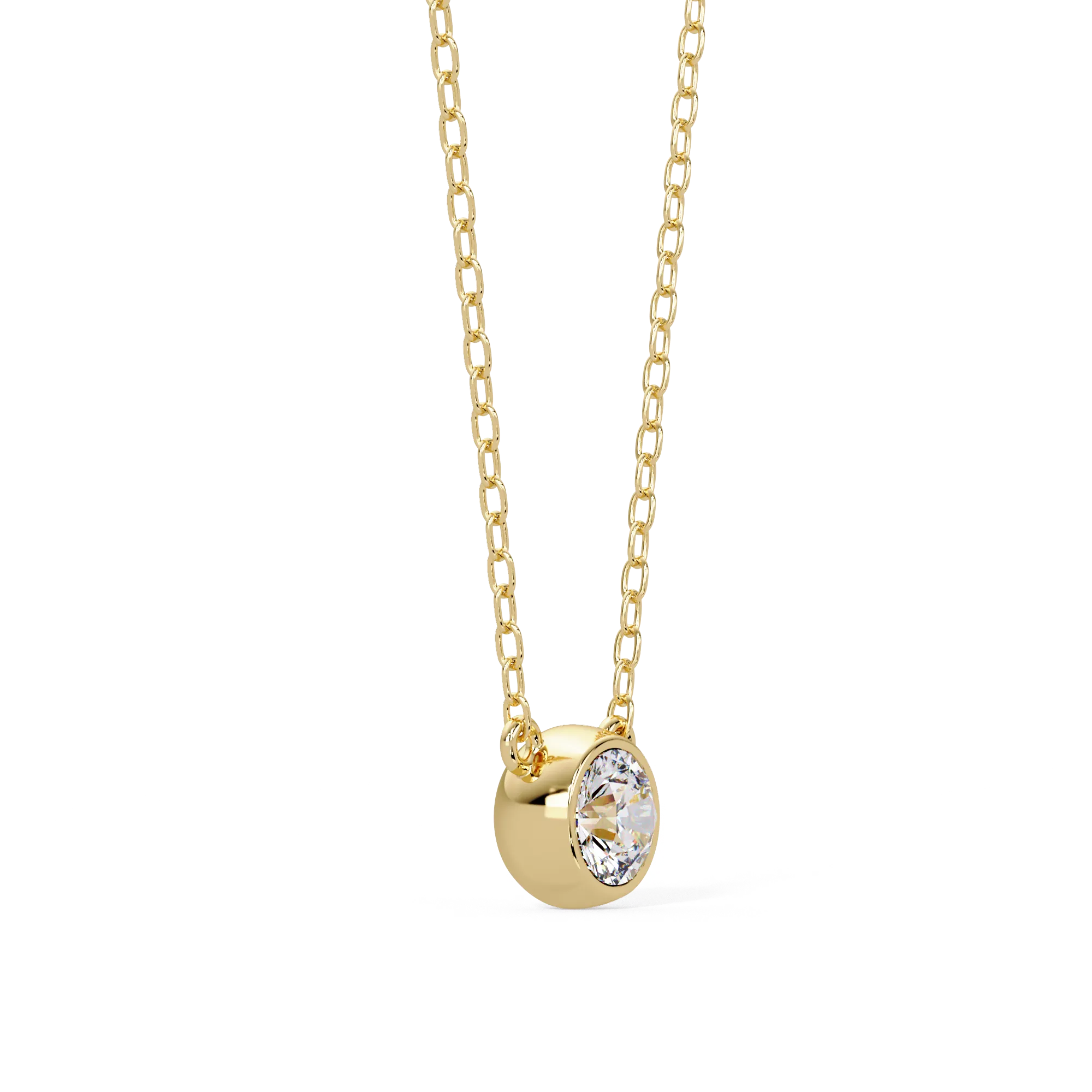 IGI Certified - 1.78 Ct. Lab Grown Diamond (VS/E-F) The Sleek Aura Necklace