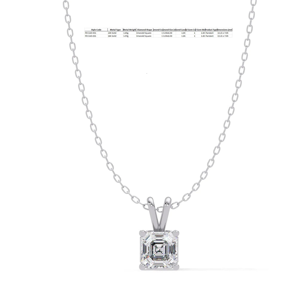 IGI Certified - 1.65 Ct. Lab Grown Diamond (VS/E-F) The Gilded Aura Necklace