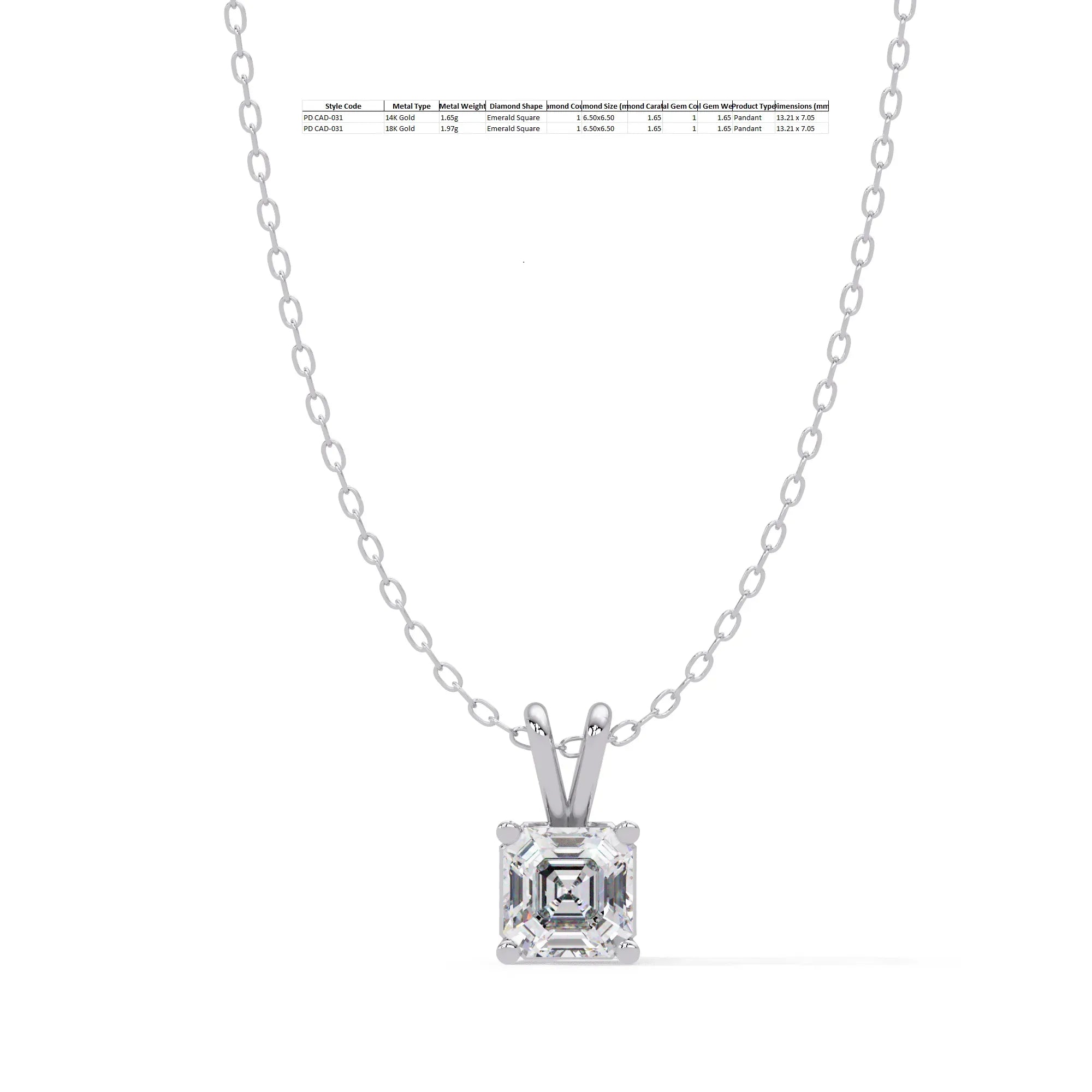 IGI Certified - 1.65 Ct. Lab Grown Diamond (VS/E-F) The Gilded Aura Necklace