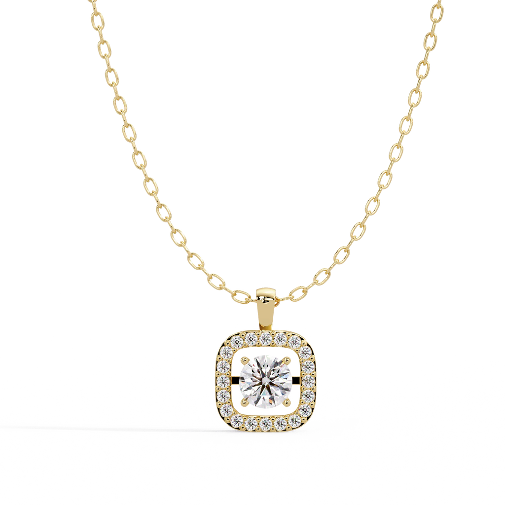 IGI Certified - 4.62 Ct. Lab Grown Diamond (VS/E-F) The Floating Brilliance Pendant